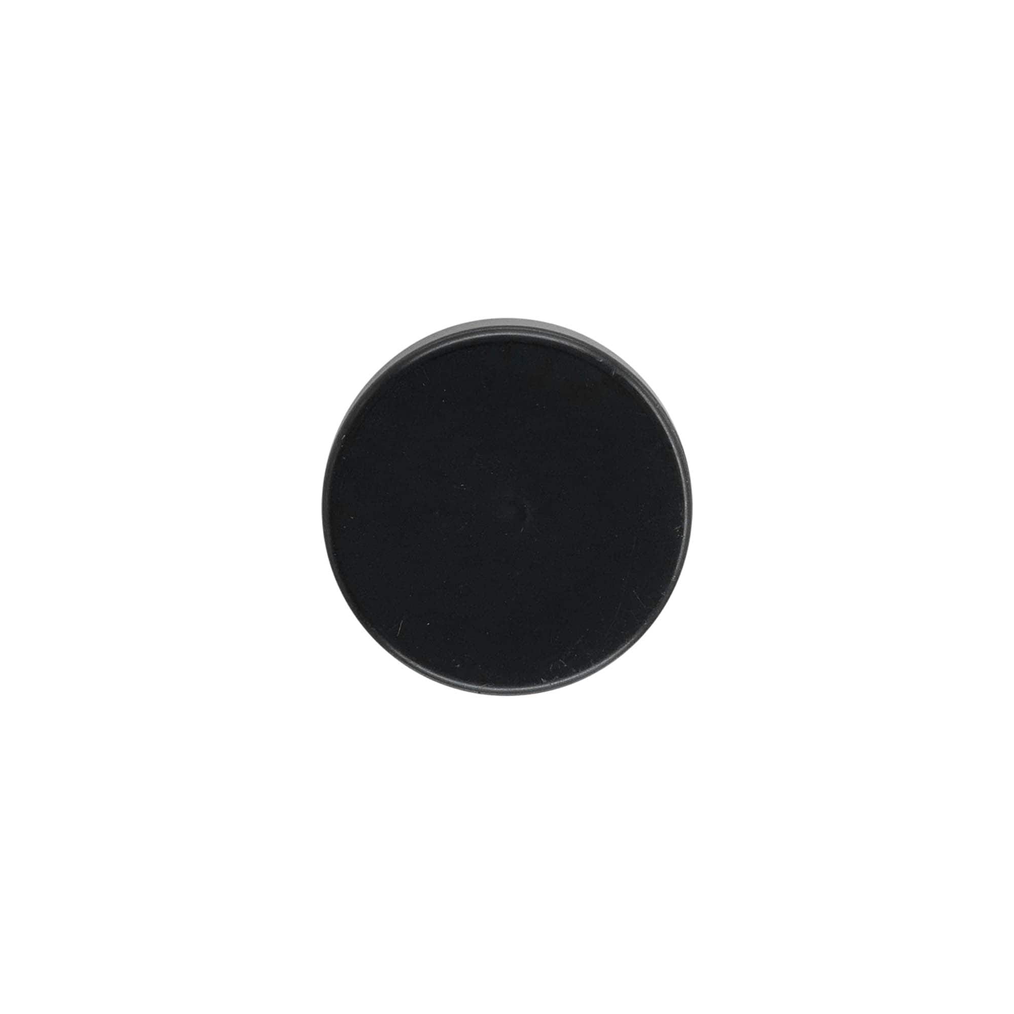 Screw cap, ABS plastic, black, for opening: GPI 28/400