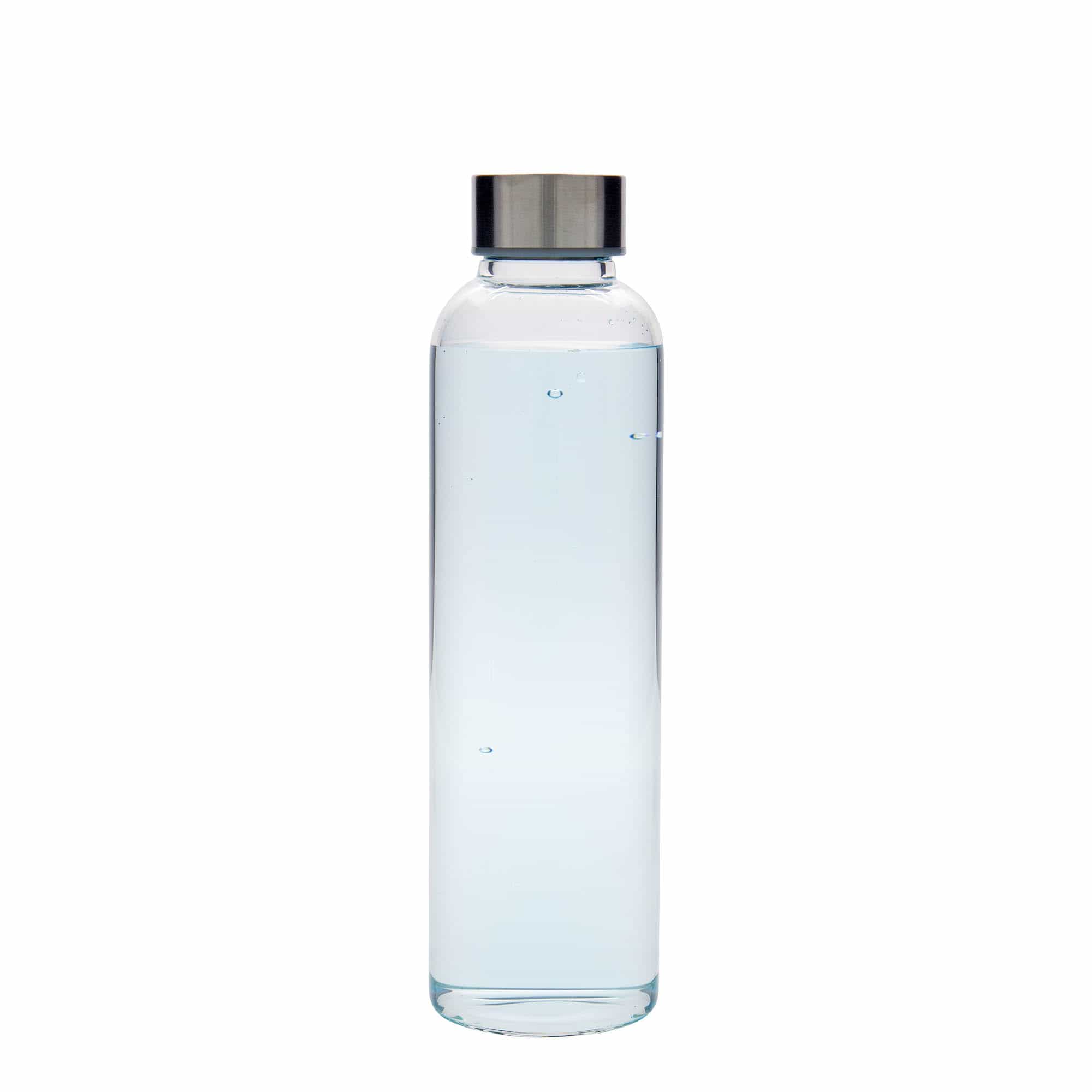 500 ml water bottle 'Perseus', glass, closure: screw cap