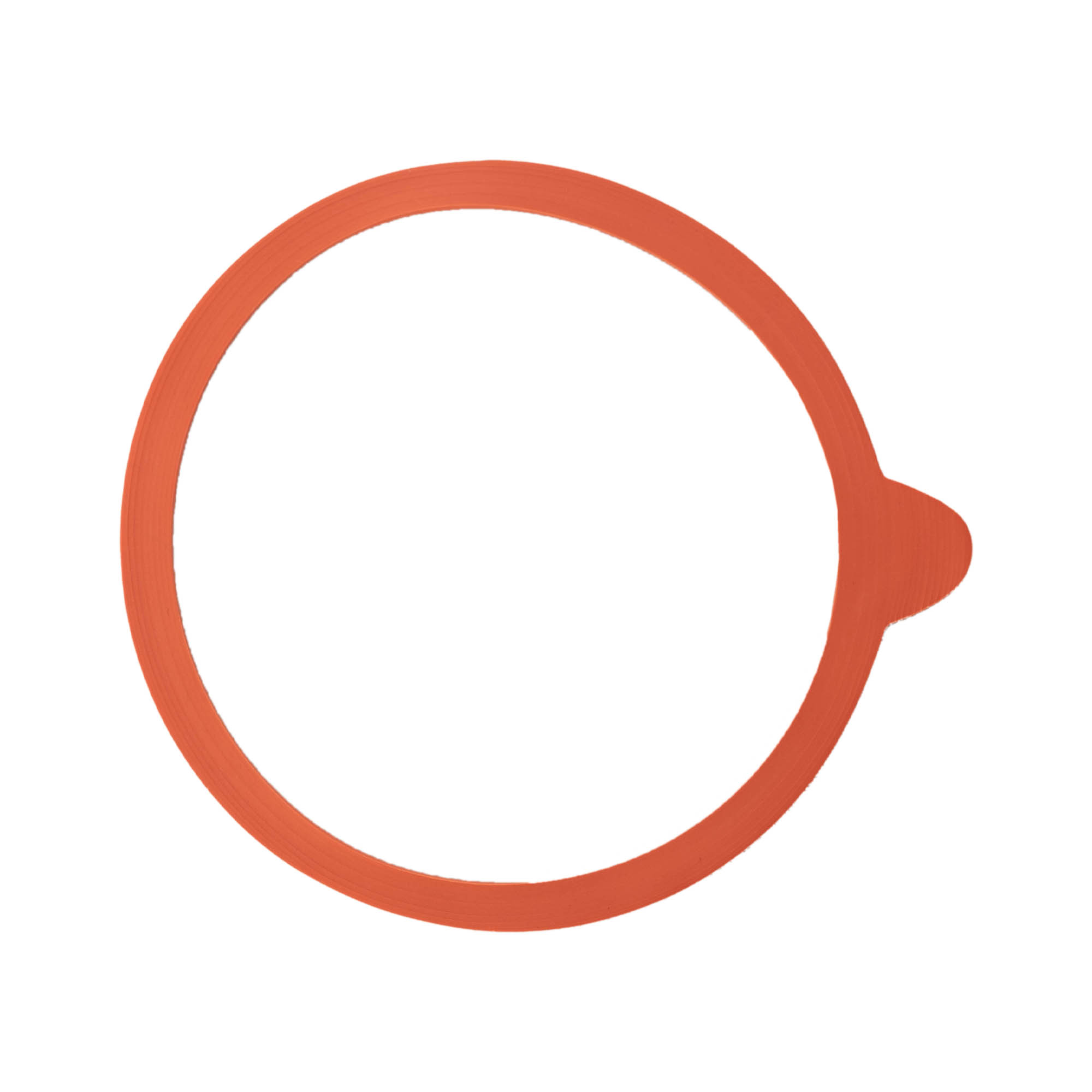 WECK canning ring RR120, red, opening: round rim