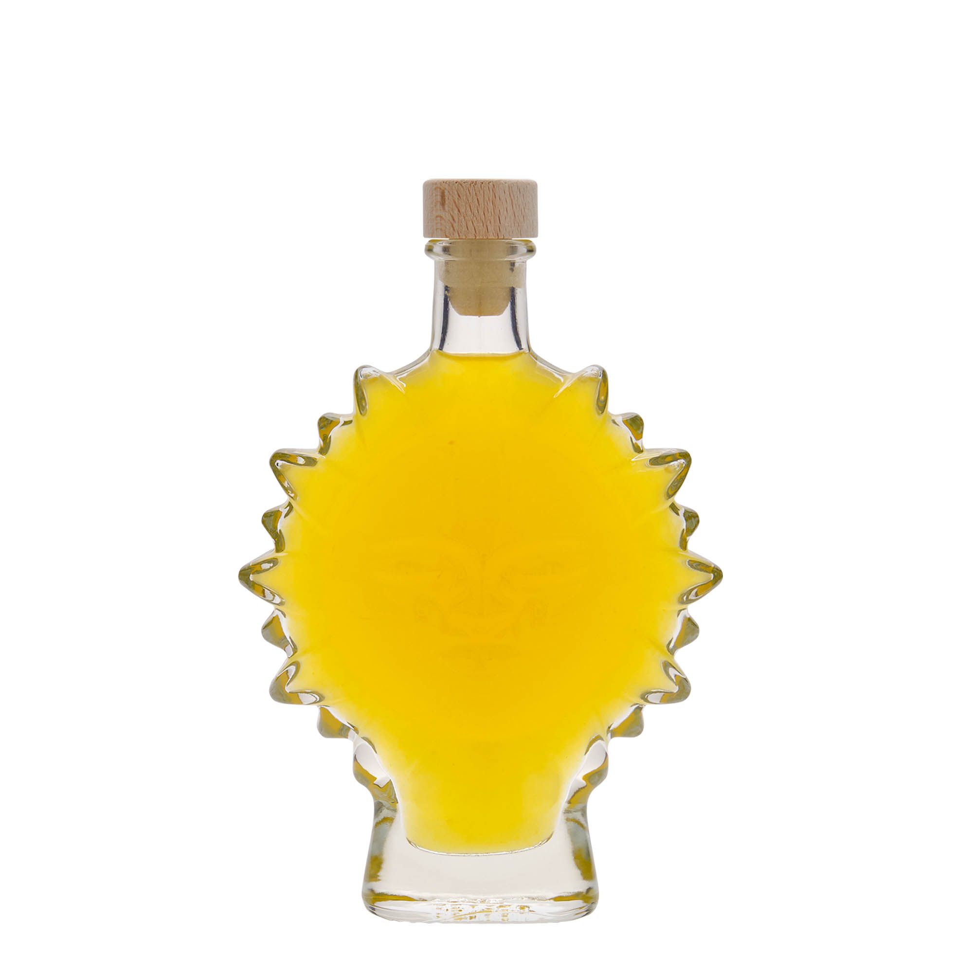 200 ml glass bottle 'Sun', opening: cork