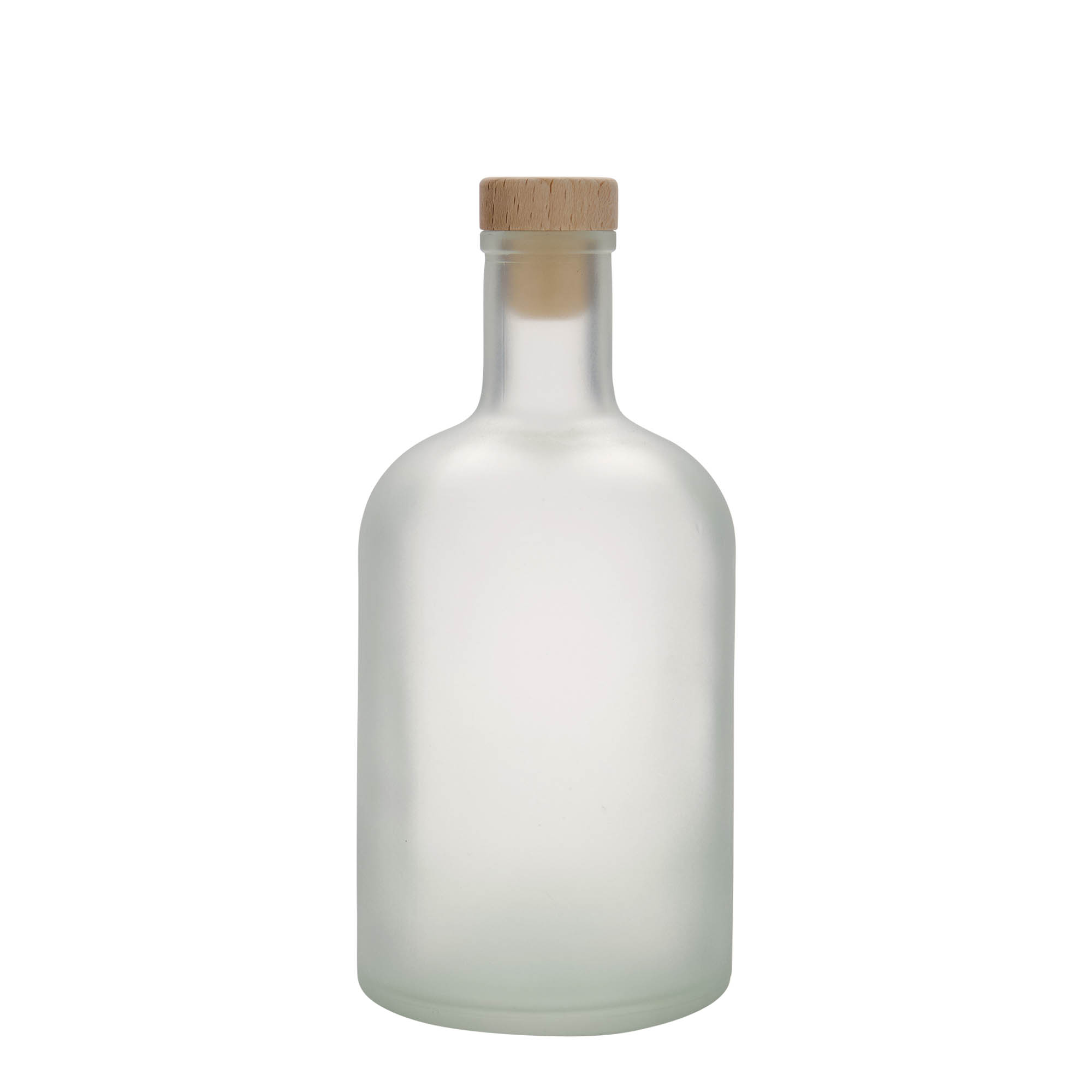 700 ml glass bottle 'Gerardino', frosted, opening: cork 700 ml glass bottle 'Gerardino', frosted, opening: cork