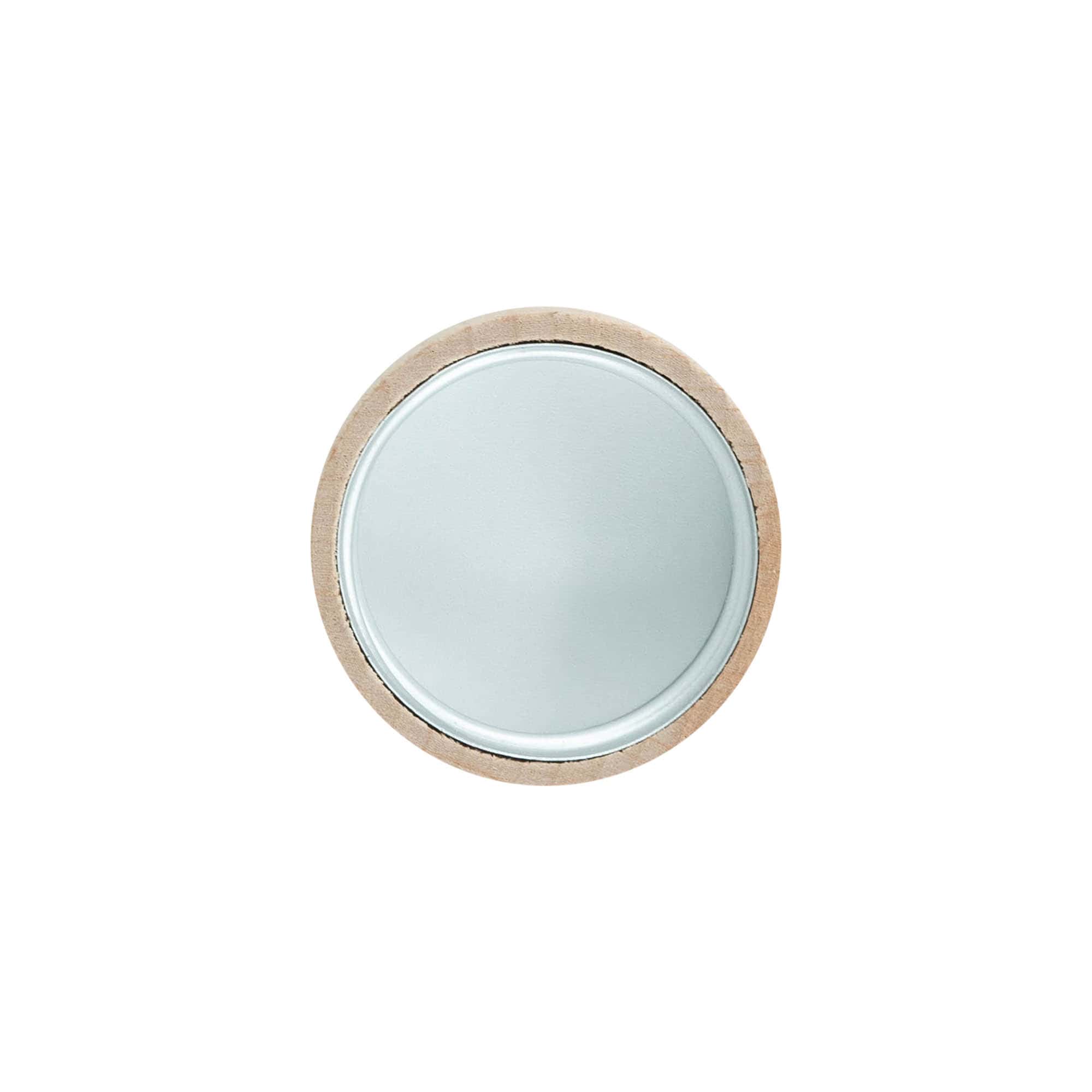 Screw cap, wood, beige, for opening: GPI 33/400 Screw cap, wood, beige, for opening: GPI 33/400