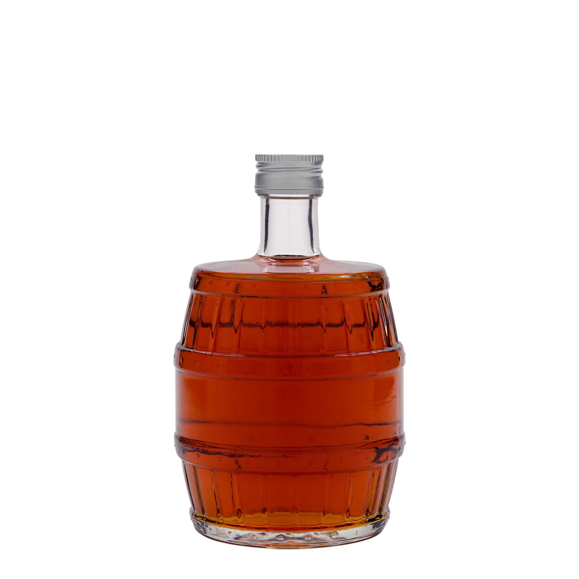 500 ml glass bottle 'barrel', opening: PP 28