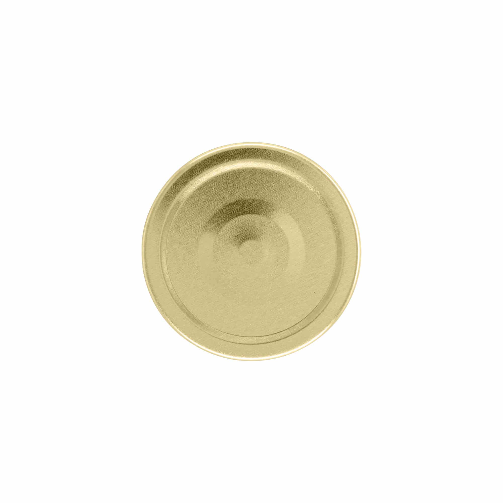 Deep twist off lid, tinplate, gold, for opening: Deep-TO 66
