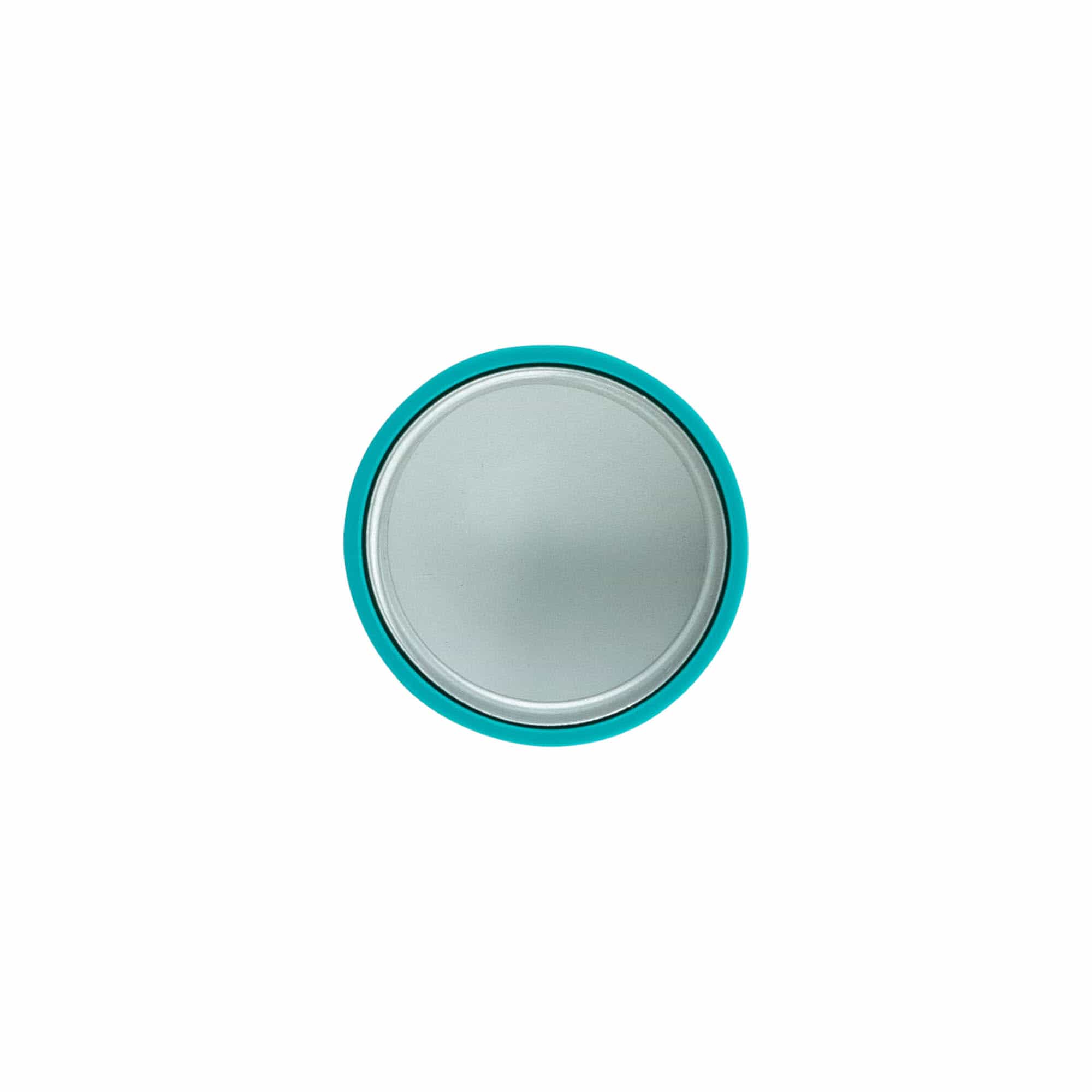 Screw cap, ABS plastic, turquoise, for opening: GPI 28/400 Screw cap, ABS plastic, turquoise, for opening: GPI 28/400