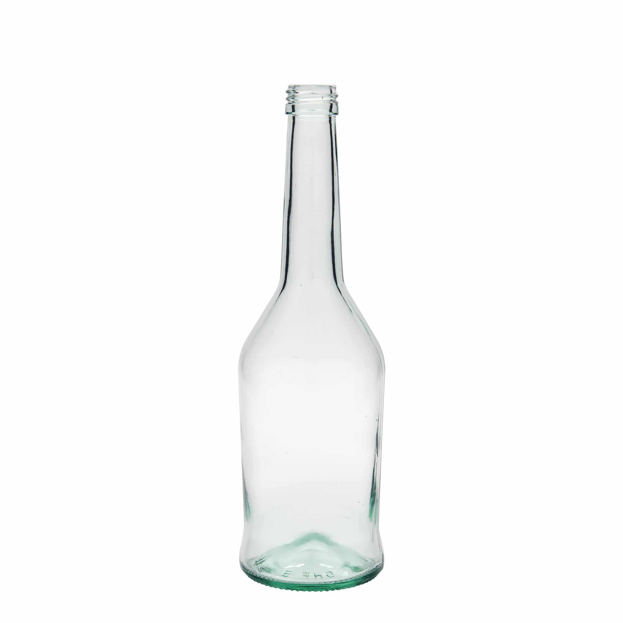 500 ml glass bottle, spirits bottle, opening: PP 28