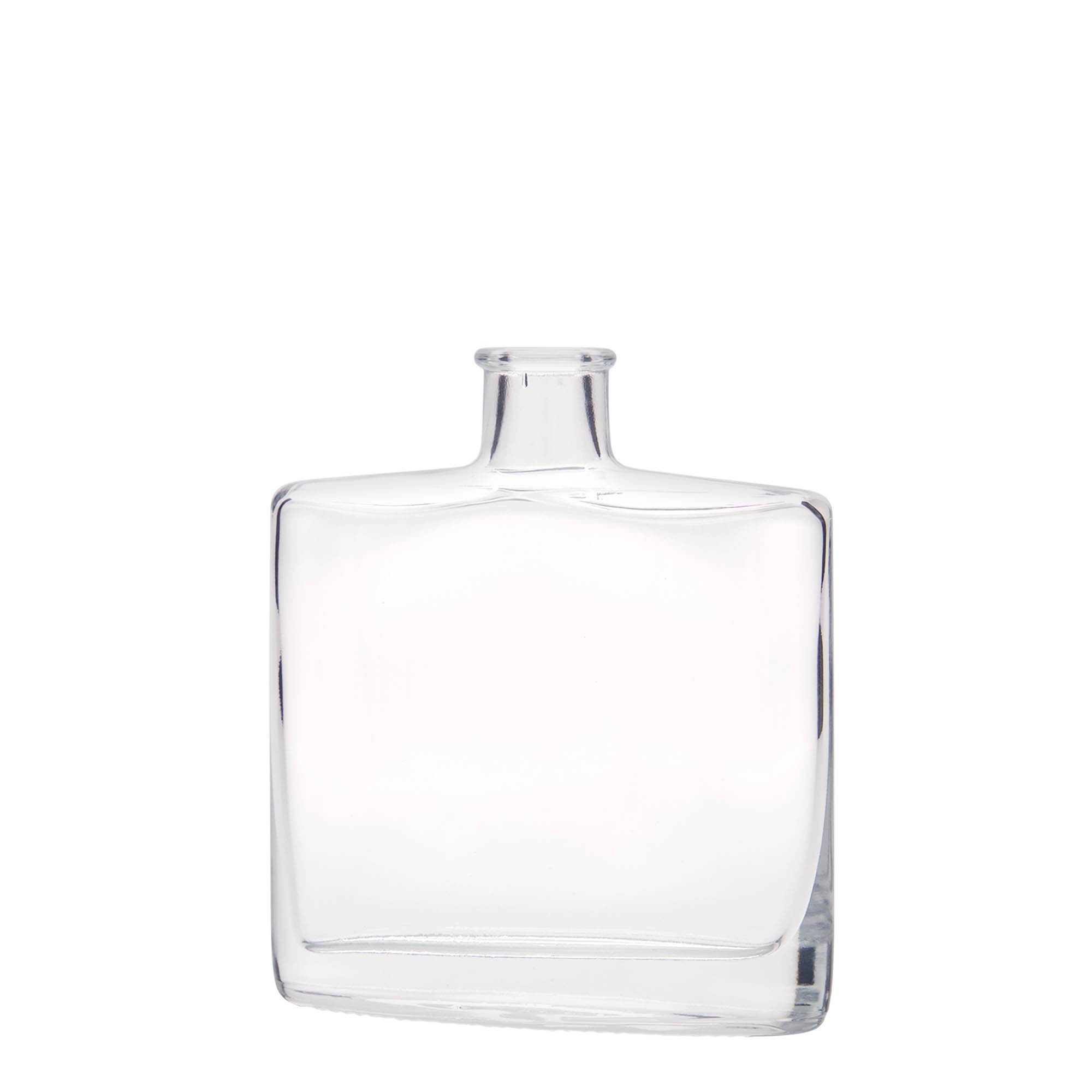 200 ml glass bottle 'Zorbas', oval, opening: cork