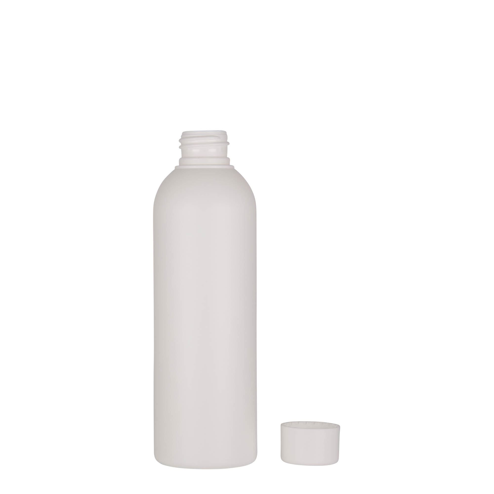200 ml plastic bottle 'Tuffy', HDPE, white, opening: 24/410 200 ml plastic bottle 'Tuffy', HDPE, white, opening: 24/410