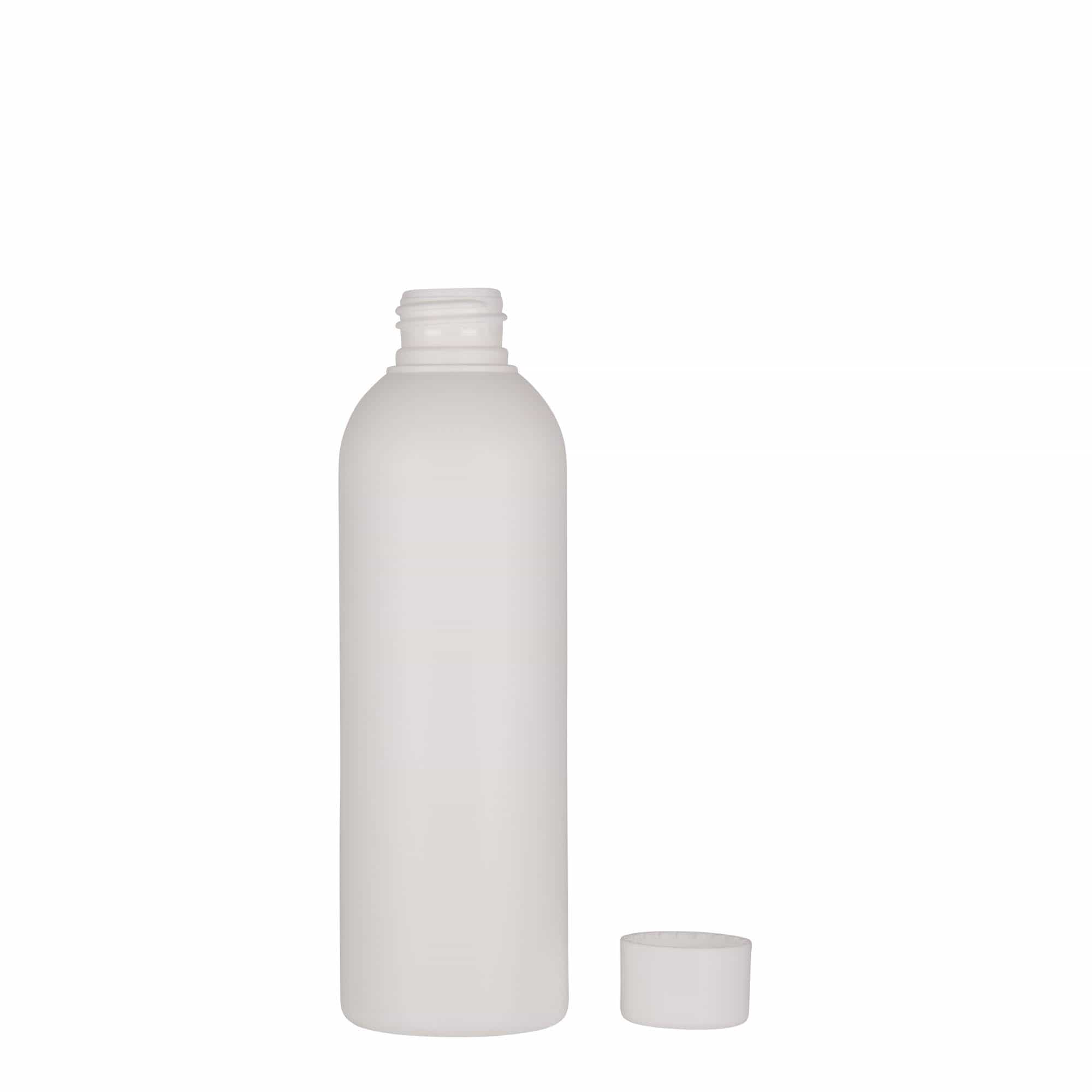 200 ml plastic bottle 'Tuffy', HDPE, white, opening: 24/410