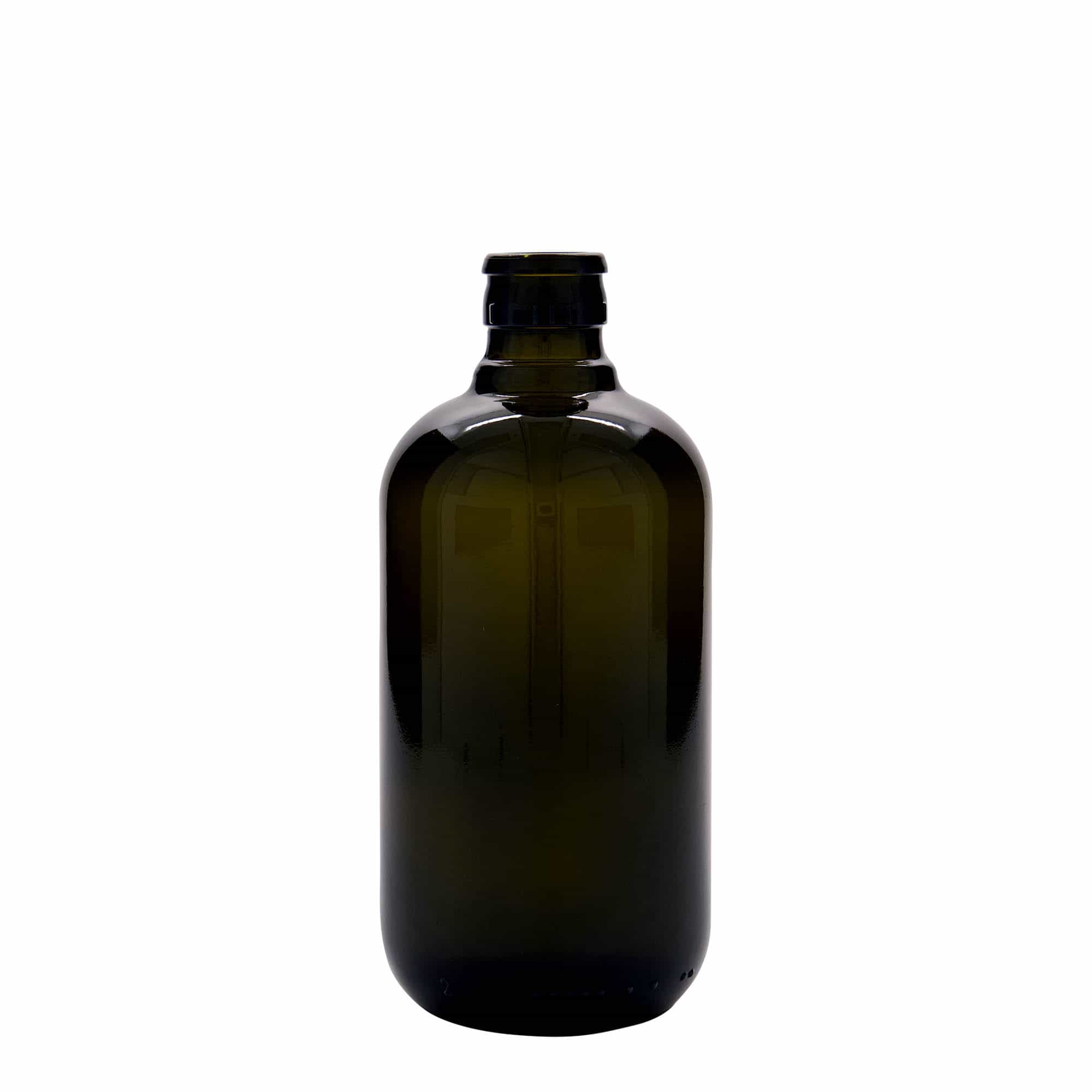 500 ml oil/vinegar bottle 'Biolio', glass, antique green, closure: DOP