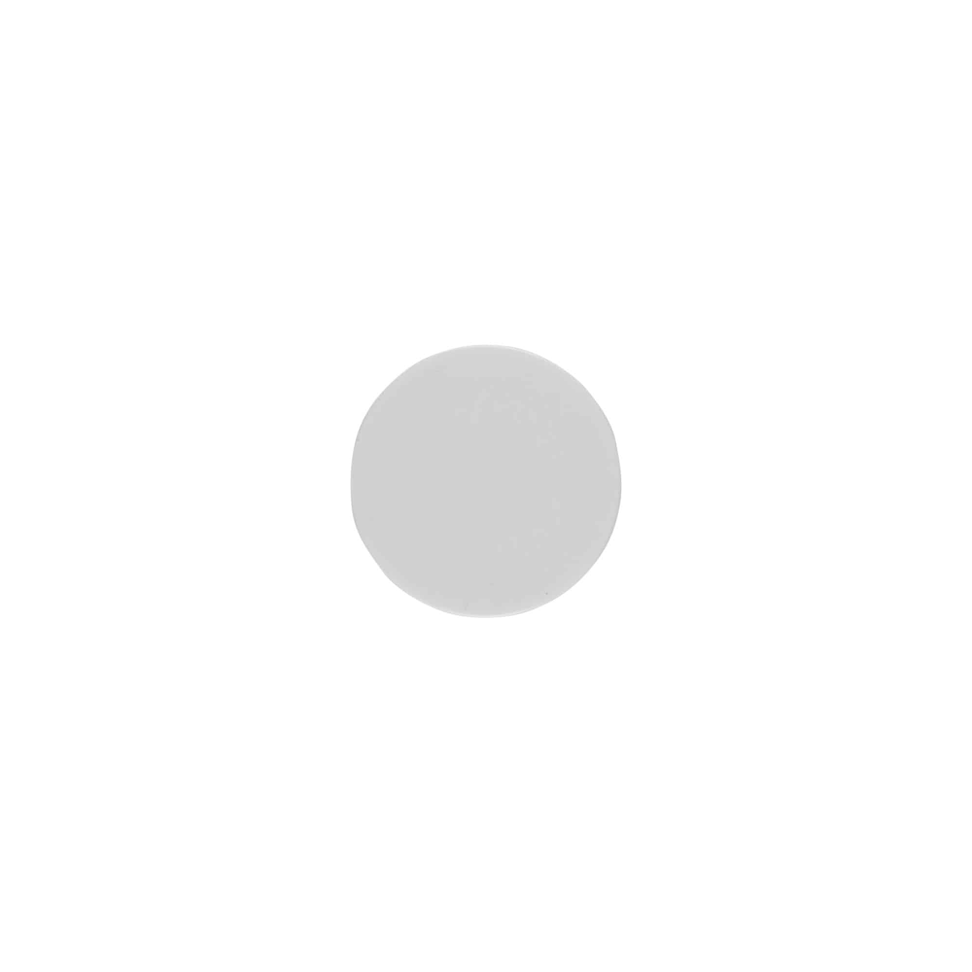 Cover disc for 50 ml 'Bianca', PP plastic, white