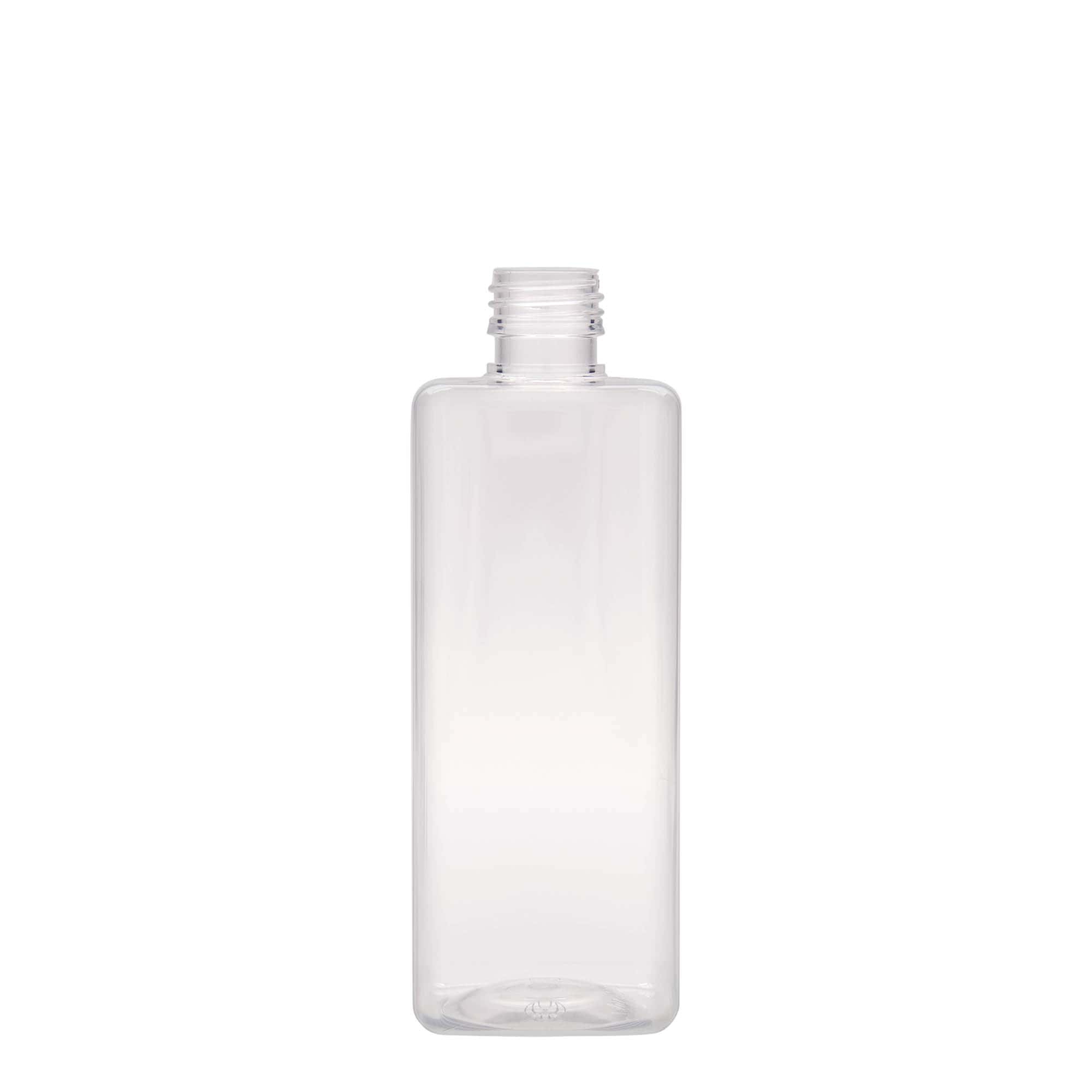 500 ml PET bottle ‘Karl’, square, plastic, opening: PP 28