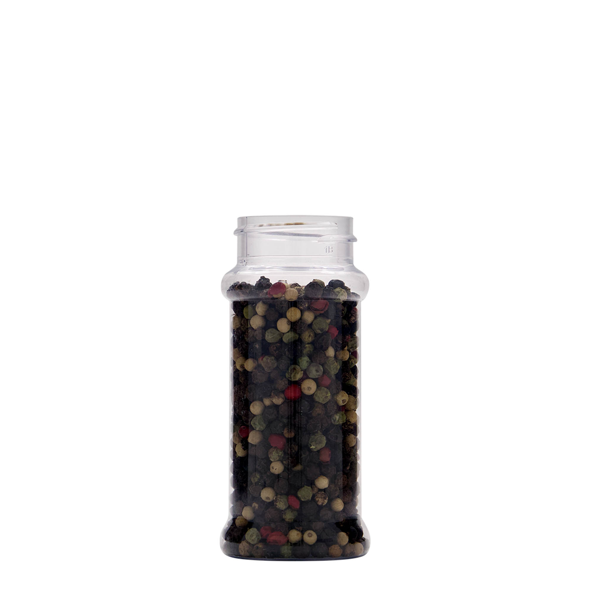 100 ml PET spice jar, plastic, opening: 38/400 100 ml PET spice jar, plastic, opening: 38/400