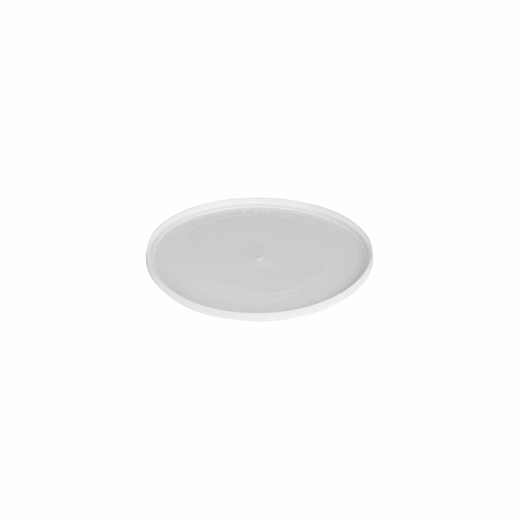 Cover disc for 150 ml 'Bianca', PP plastic, white