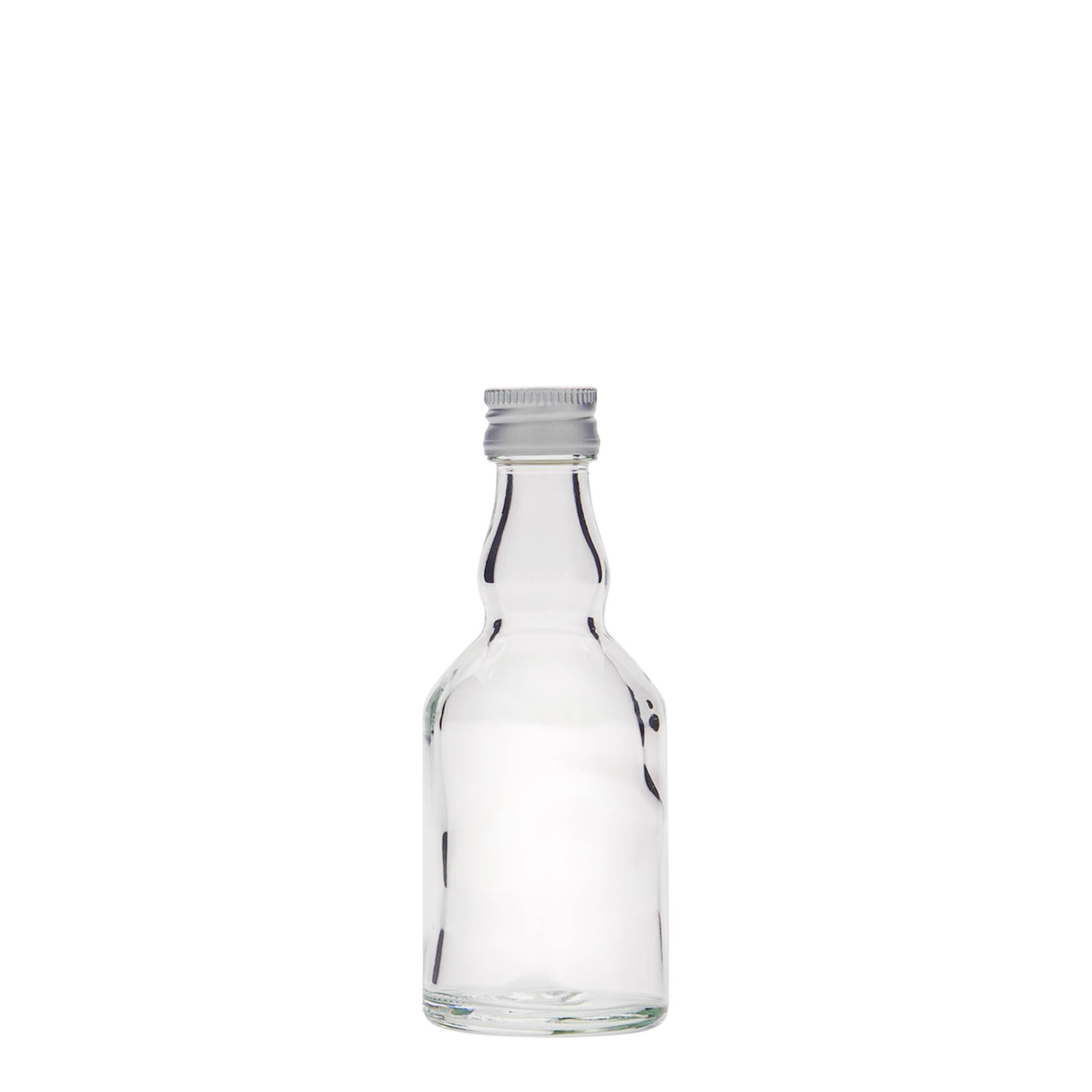 50 ml glass bottle ‘Georgio’, opening: PP 18 50 ml glass bottle ‘Georgio’, opening: PP 18