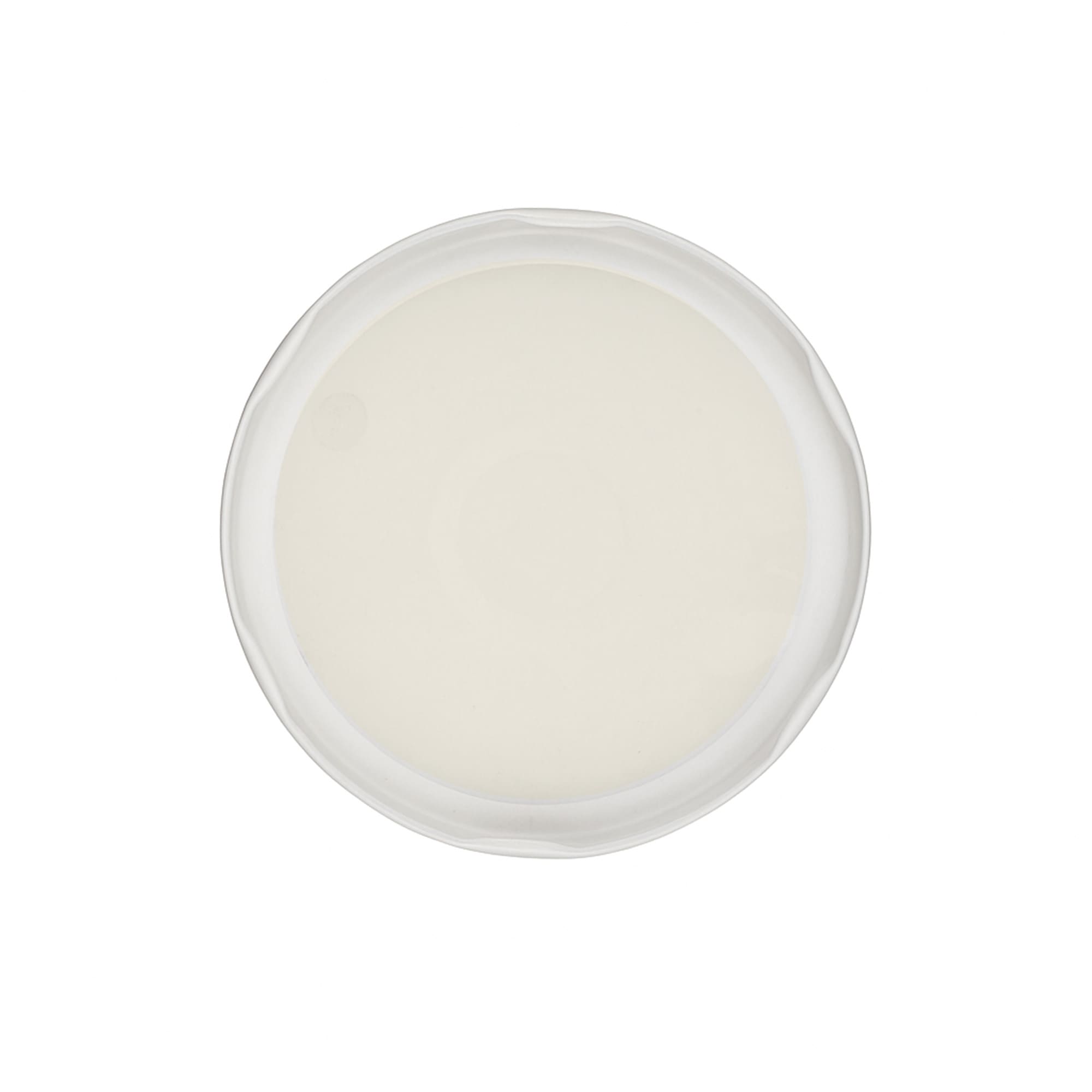 Twist-off lid, tinplate, white, for opening: TO 100 Twist-off lid, tinplate, white, for opening: TO 100