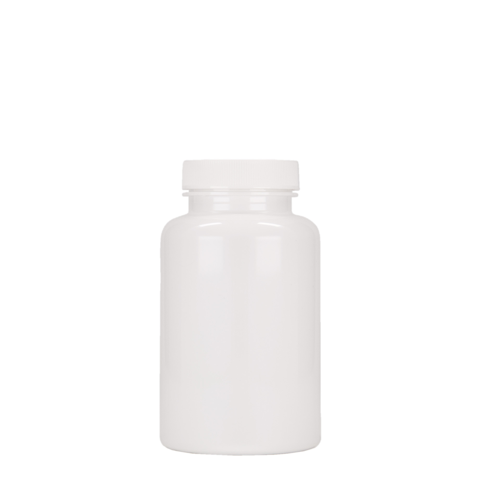 250 ml PET packer, plastic, white, closure: GPI 45/400