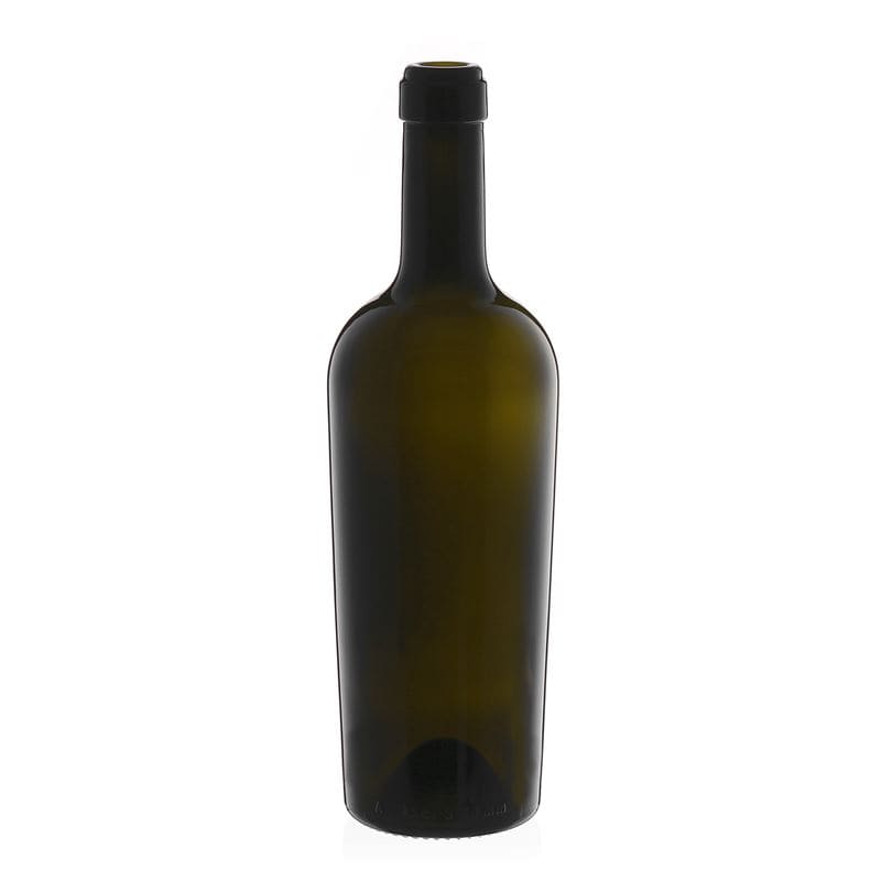 750 ml wine bottle ‘Imperiale’, antique green, neck: cork