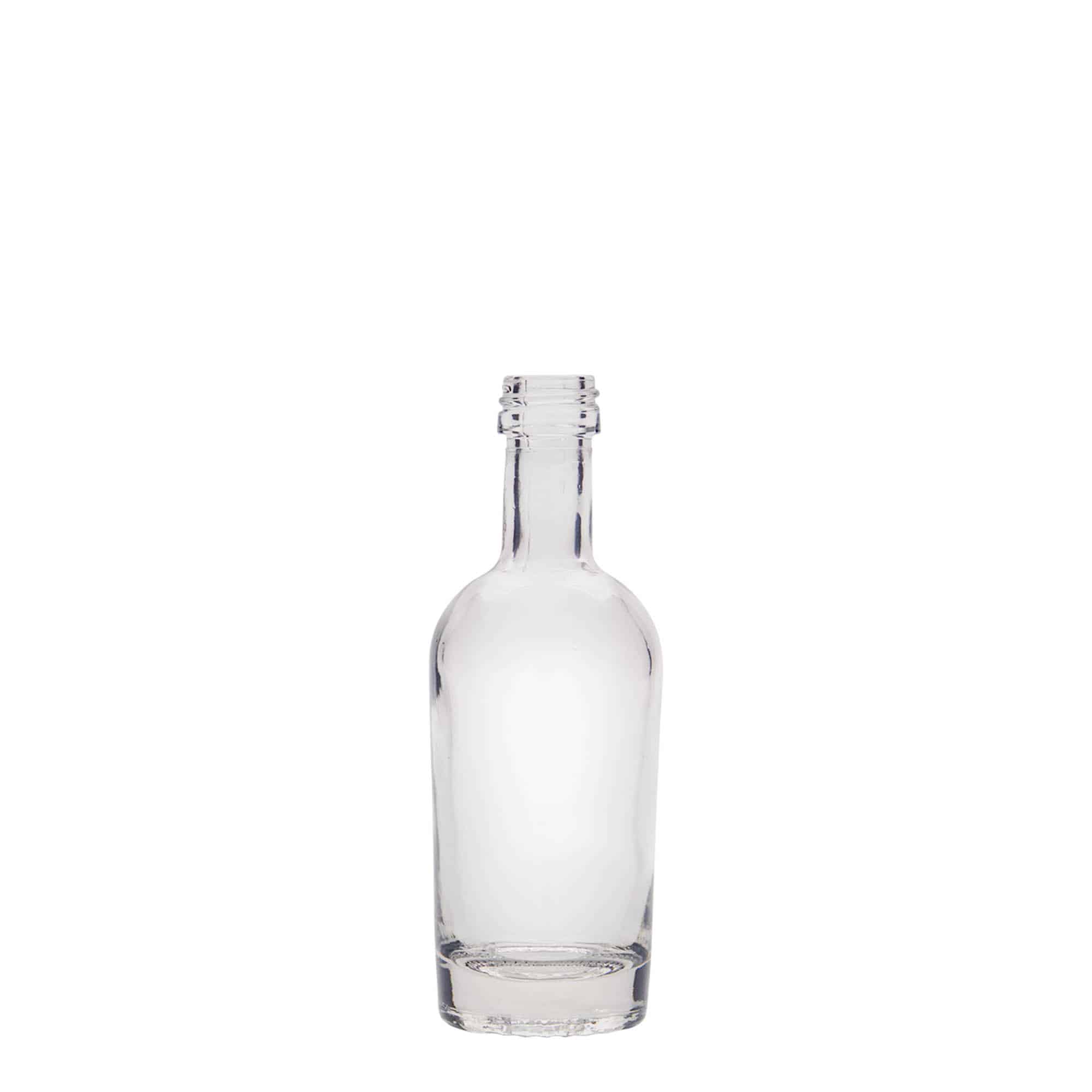 50 ml glass bottle 'Pepe', opening: PP 18