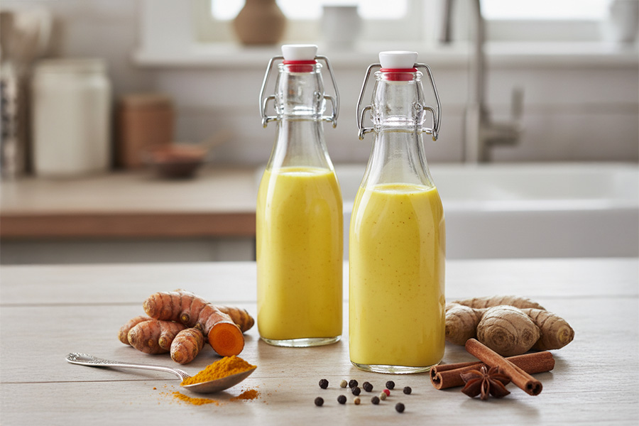 Golden milk (turmeric latte)