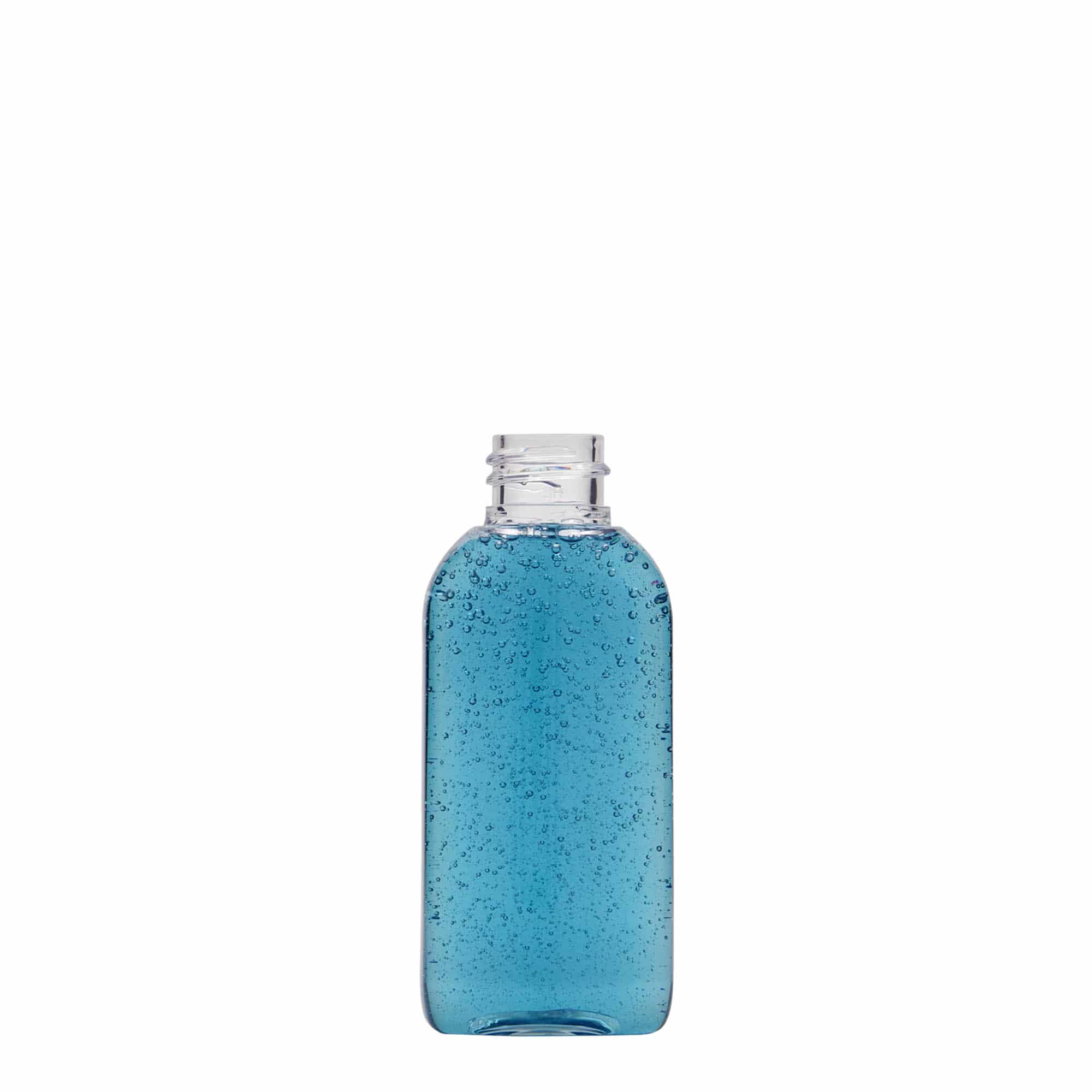50 ml PET bottle ‘Iris’, oval, plastic, opening: 20/410