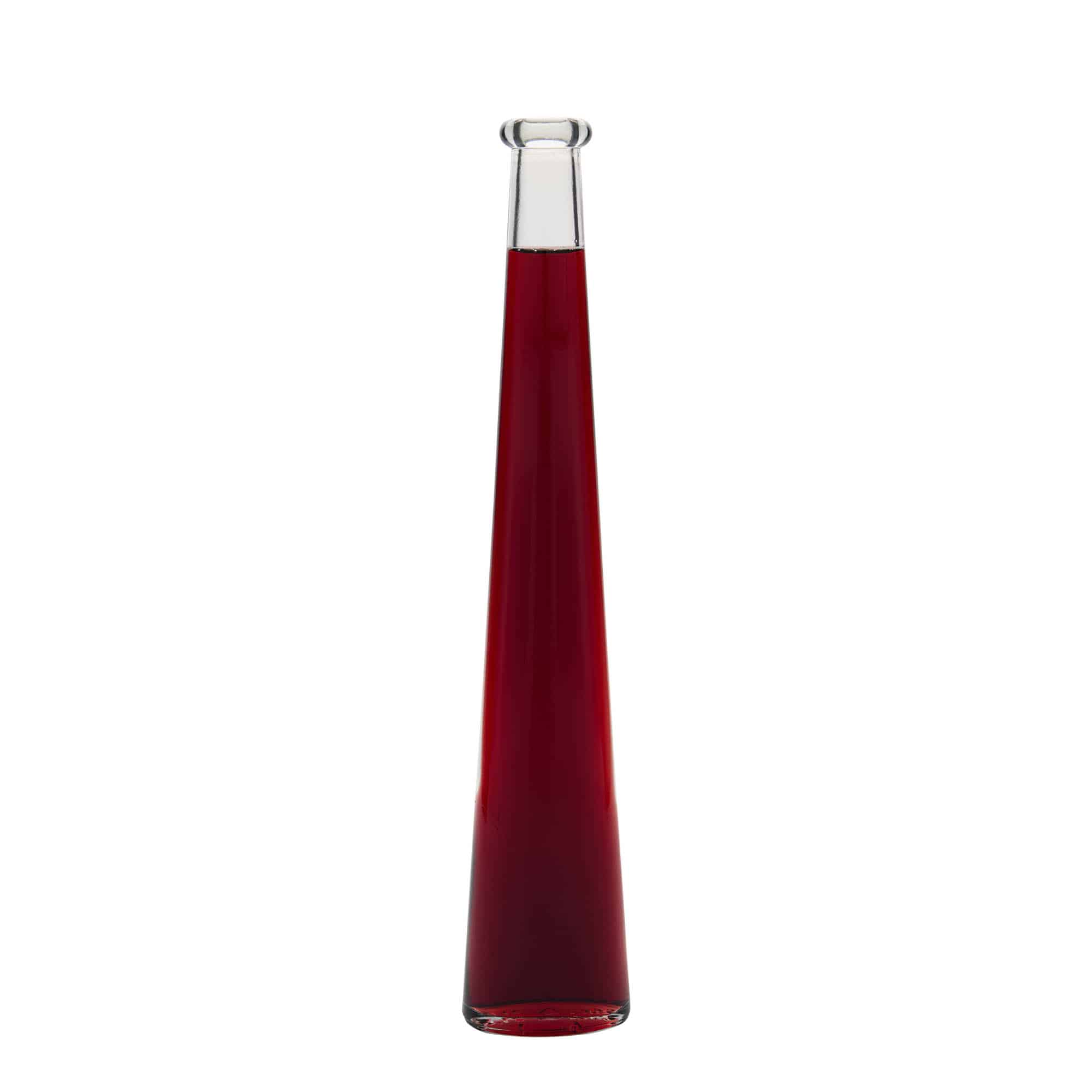 200 ml glass bottle 'Dama Ovale', oval, opening: cork