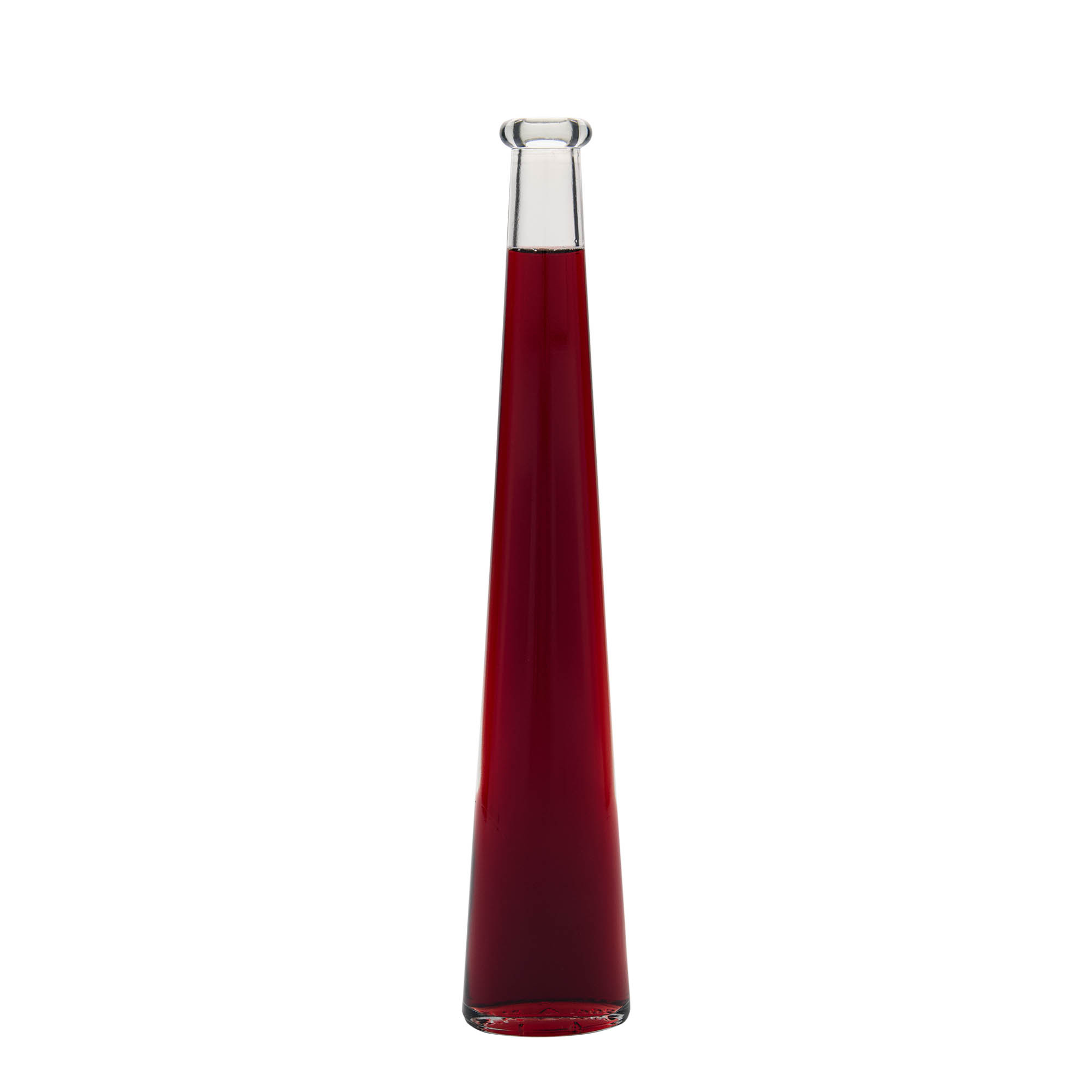 200 ml glass bottle ‘Dama Ovale’, oval, opening: cork