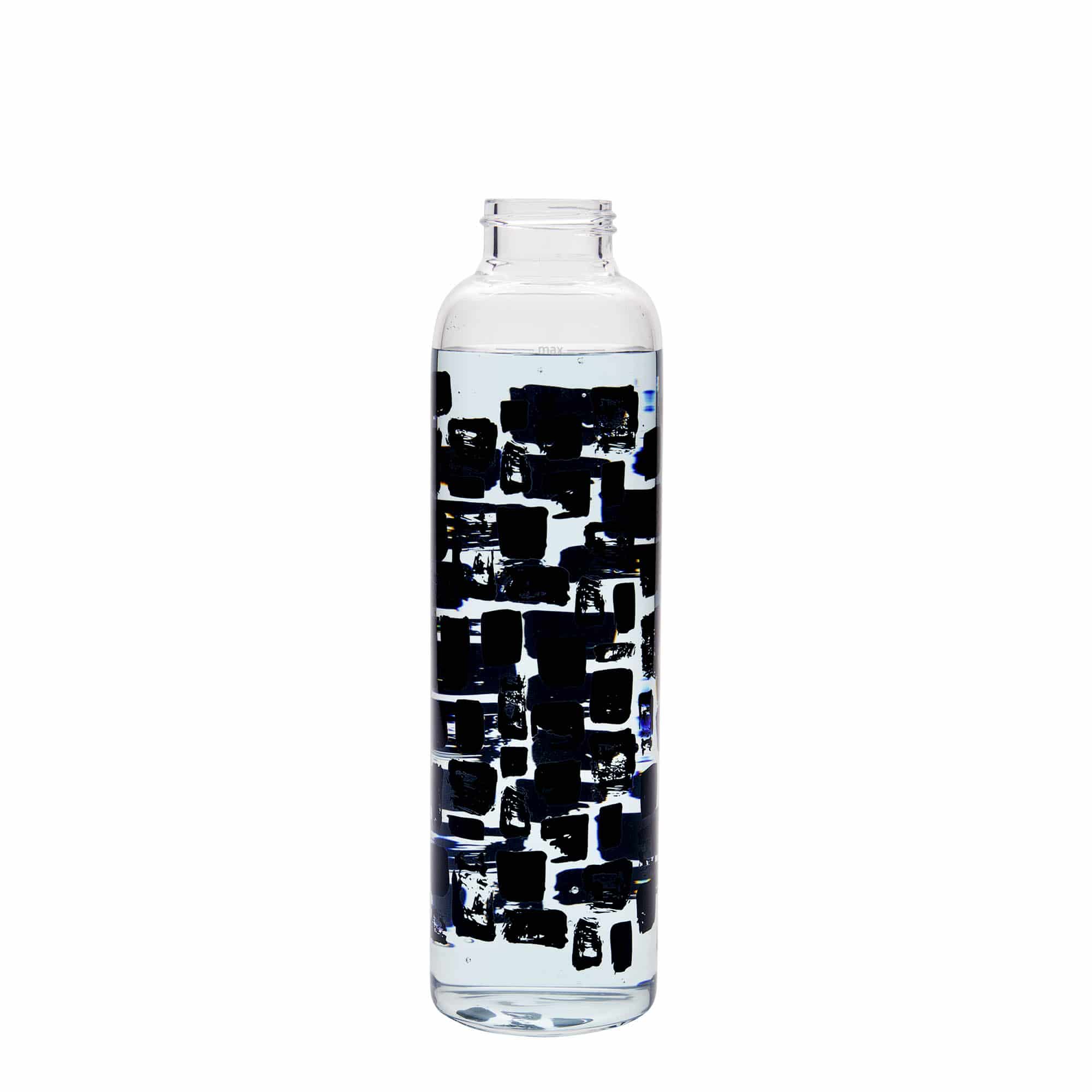 500 ml drinking bottle 'Perseus - Black Rectangles', opening: screw cap 500 ml drinking bottle 'Perseus - Black Rectangles', opening: screw cap