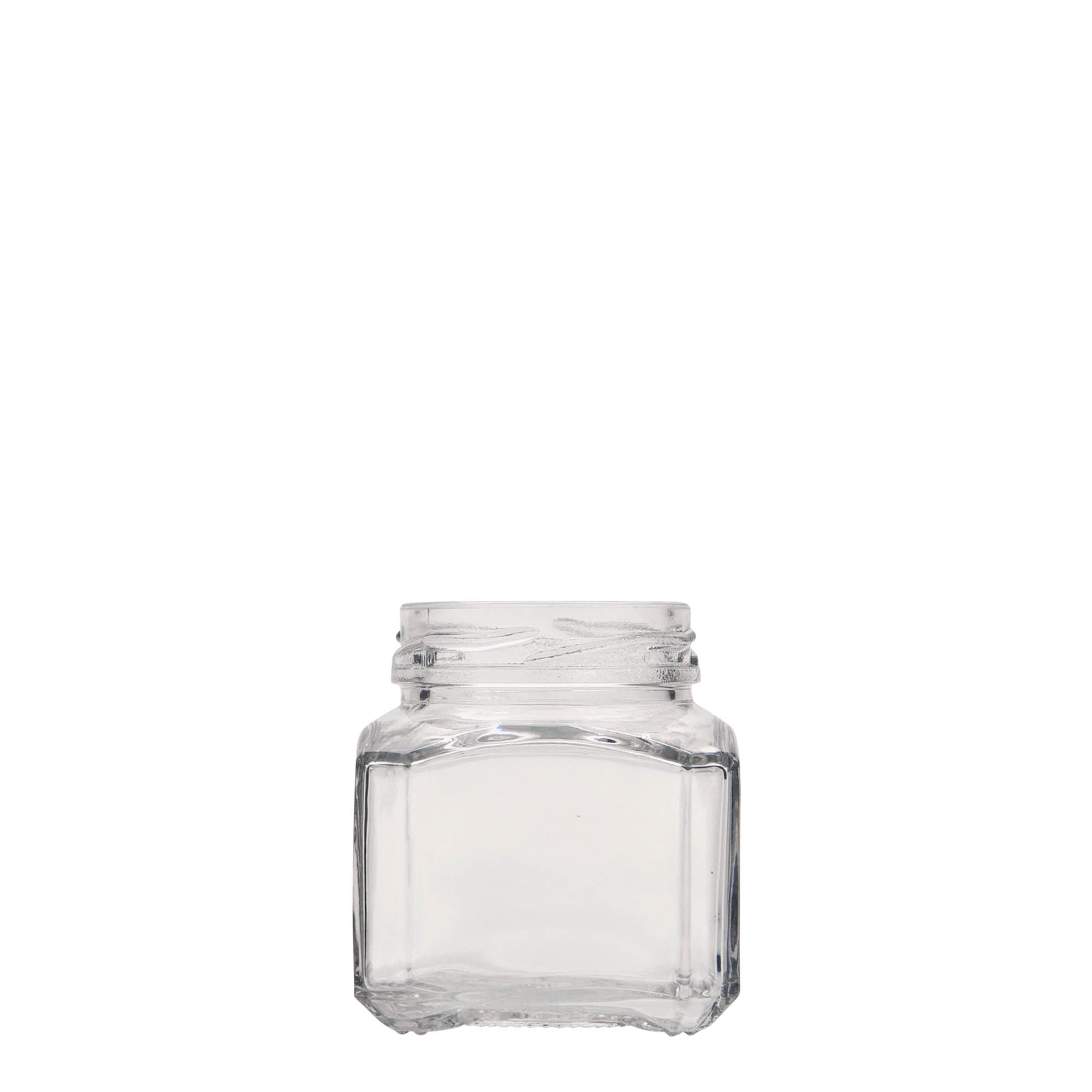 106 ml square glass 'Milan', opening: twist-off (TO 48)