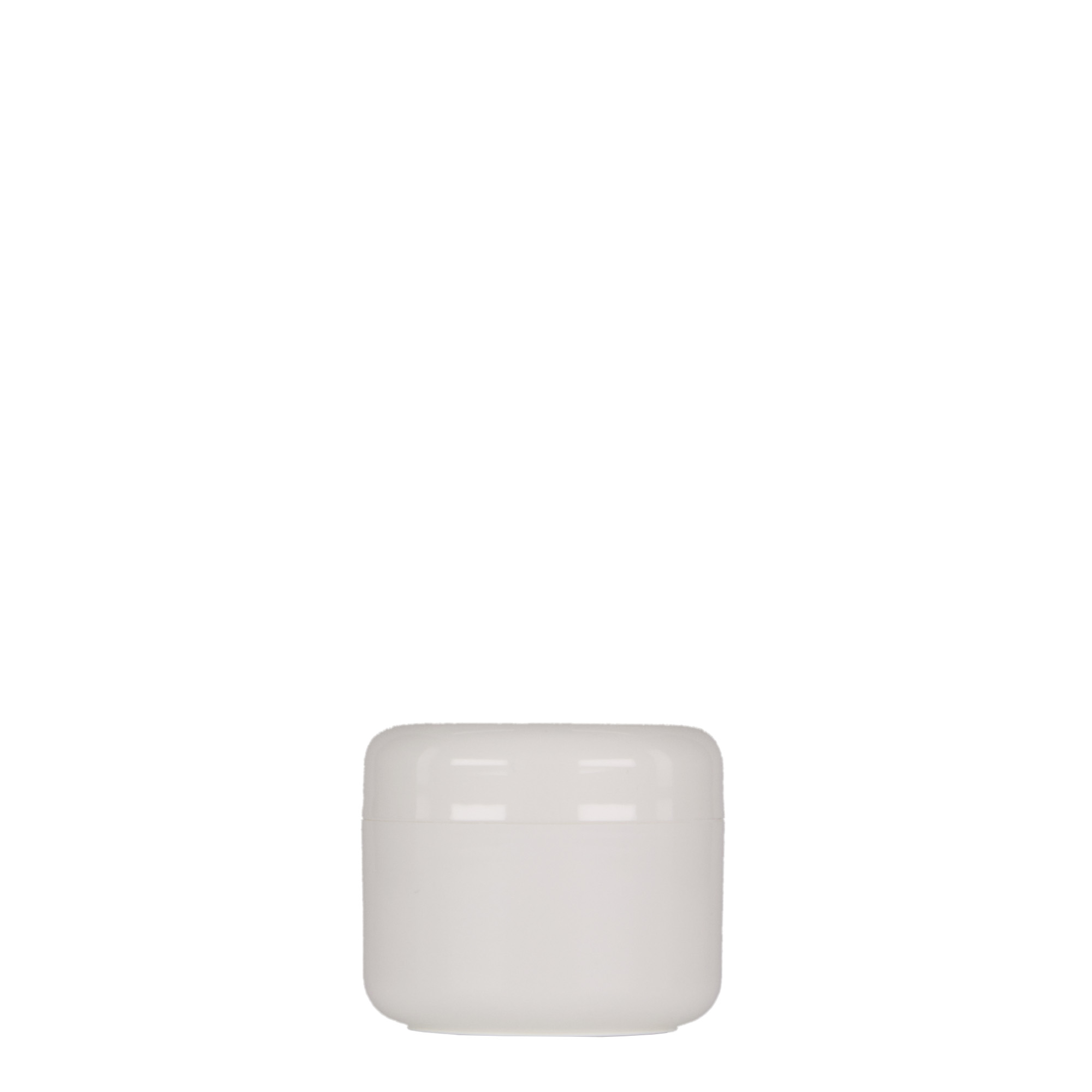 30 ml plastic jar 'Bianca', PP, white, opening: screw cap