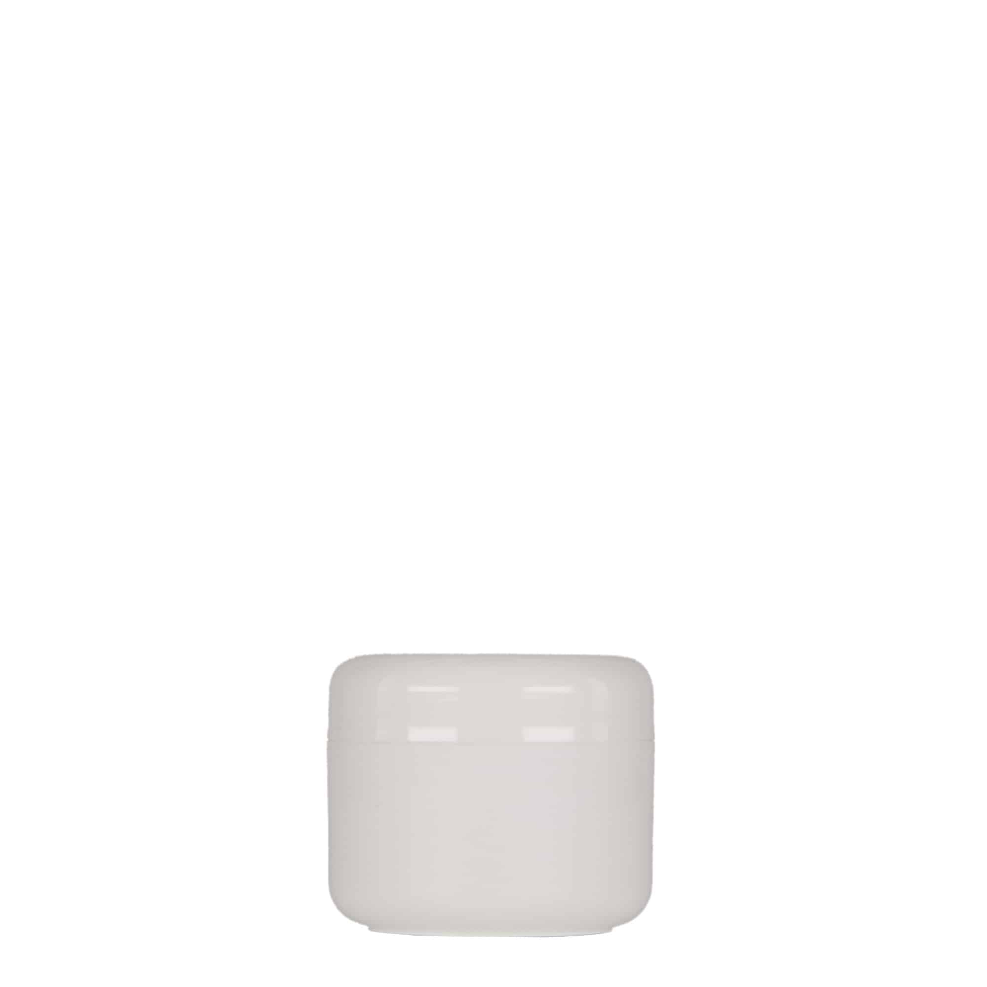 30 ml plastic jar 'Bianca', PP, white, opening: screw cap