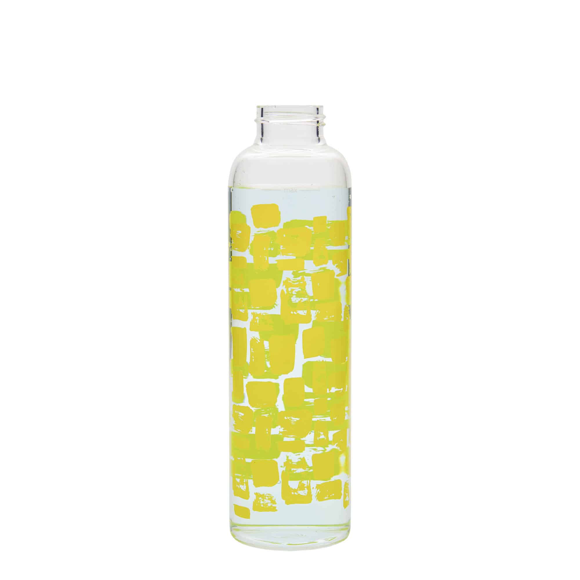 500 ml water bottle 'Perseus', print: yellow rectangles, closure: screw cap
