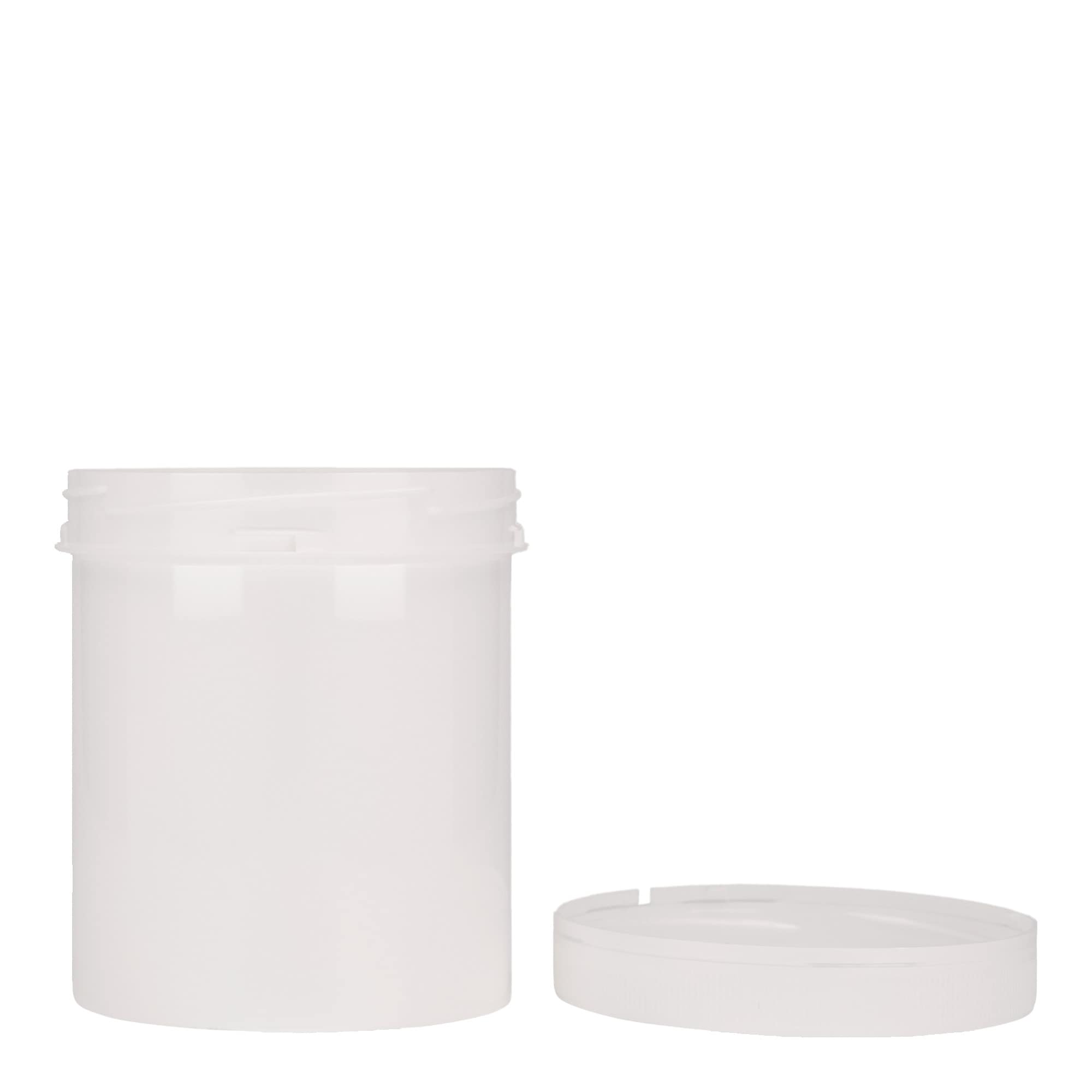 500 ml plastic container 'Securilock', PP, white, opening: screw cap