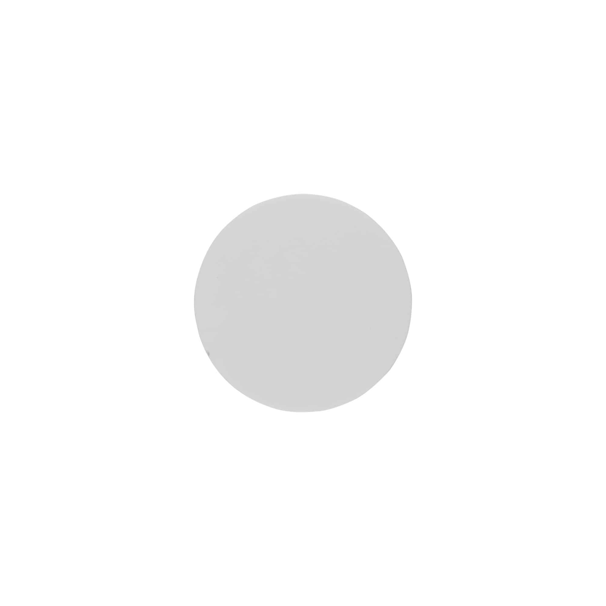 Cover disc for 100 ml 'Bianca', PP plastic, white