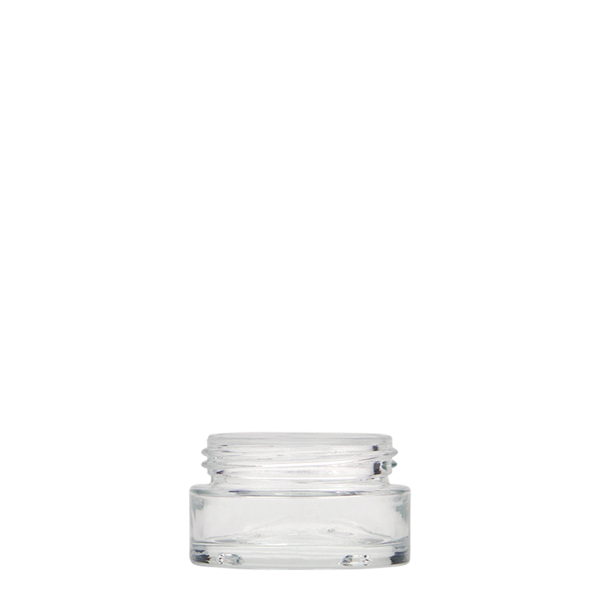 15 ml jar 'Clear Edition', glass, opening: screw cap