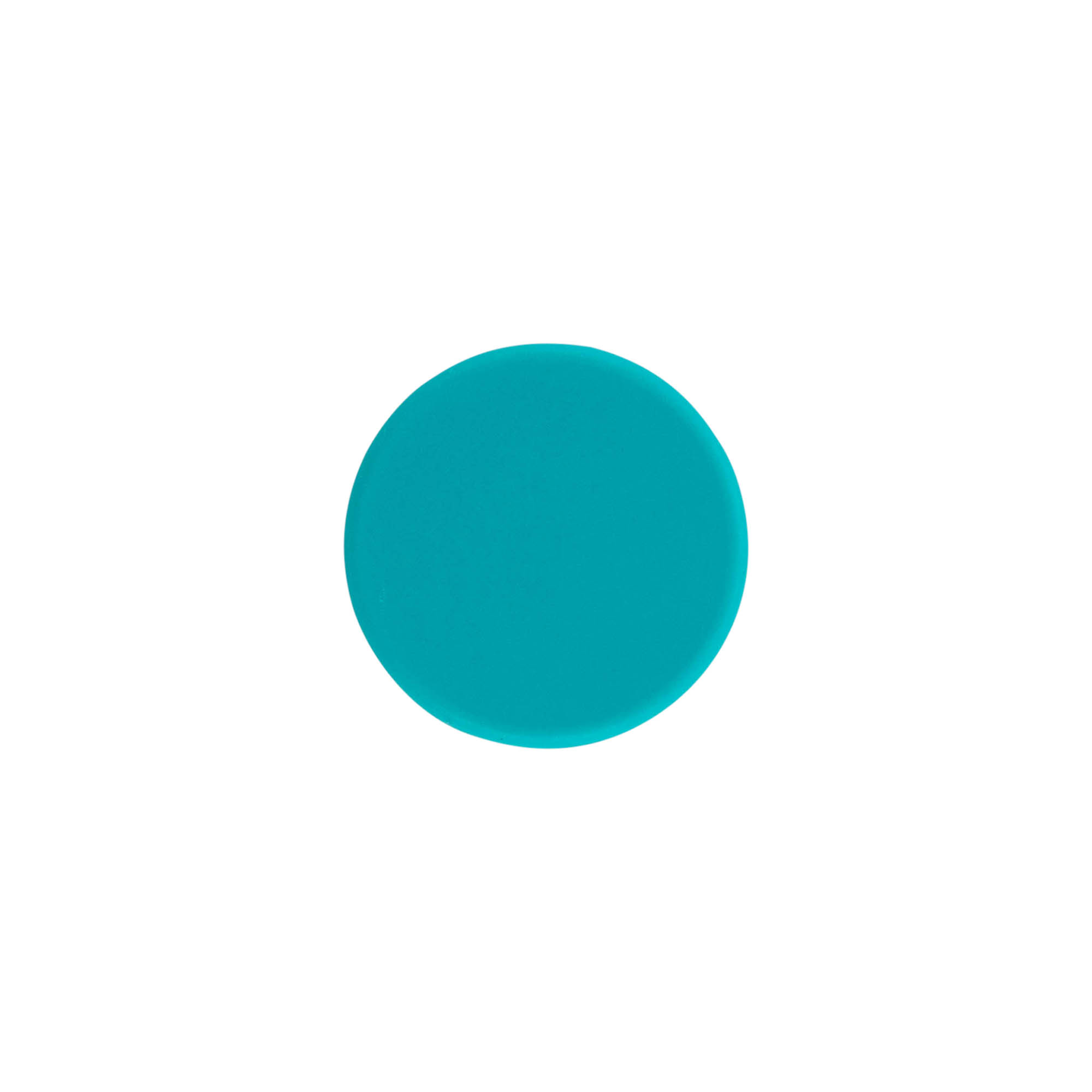 Screw cap, ABS plastic, turquoise, for opening: GPI 28/400 Screw cap, ABS plastic, turquoise, for opening: GPI 28/400