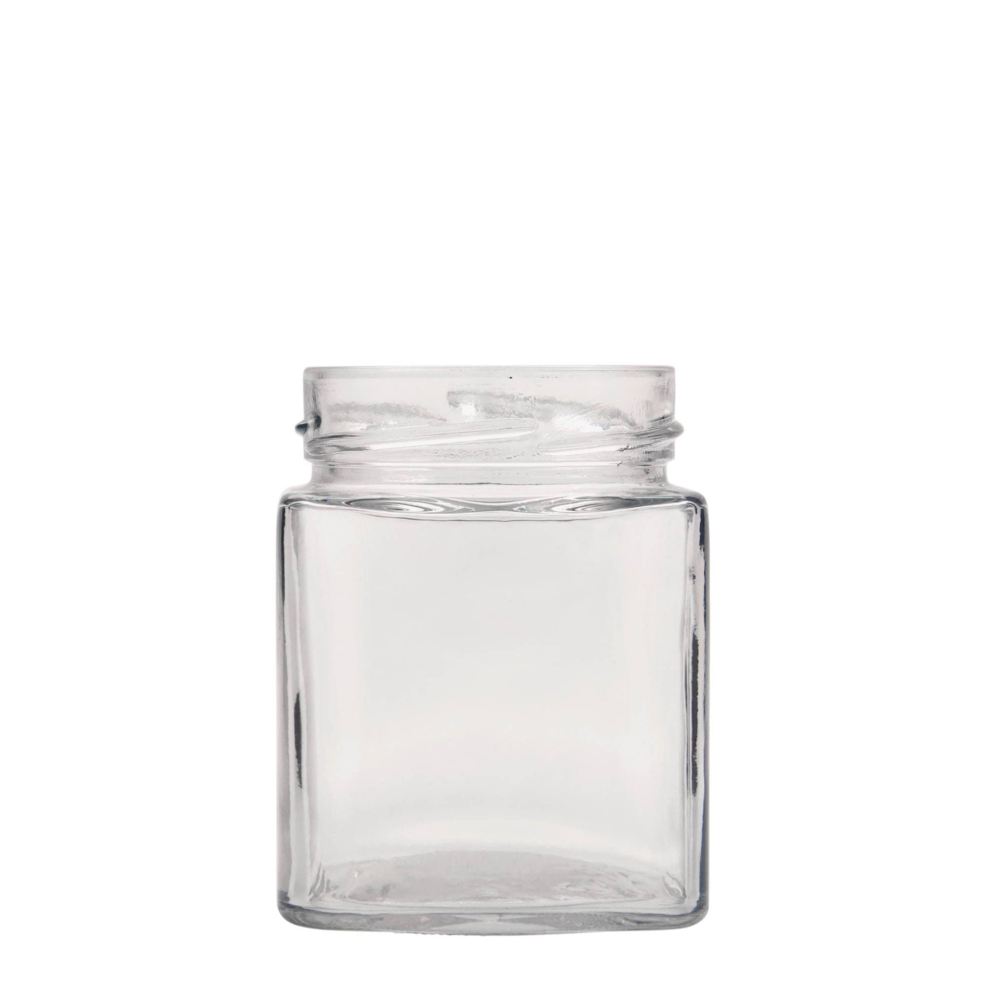 314 ml square glass ‘Ikarus’, opening: Deep-Twist-off (DTO 70)