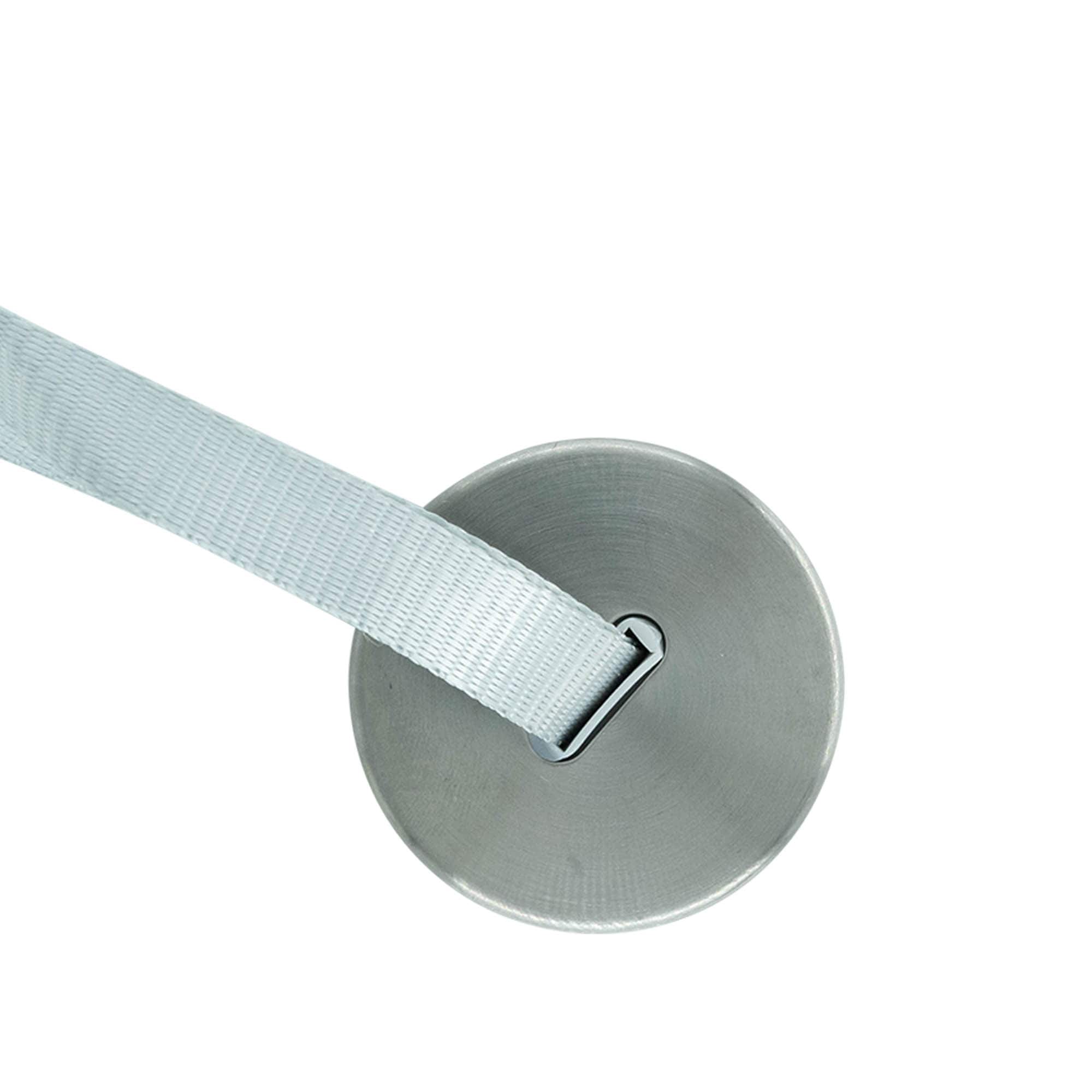 Screw cap 'Perseus' with band, metal, silver Screw cap 'Perseus' with band, metal, silver