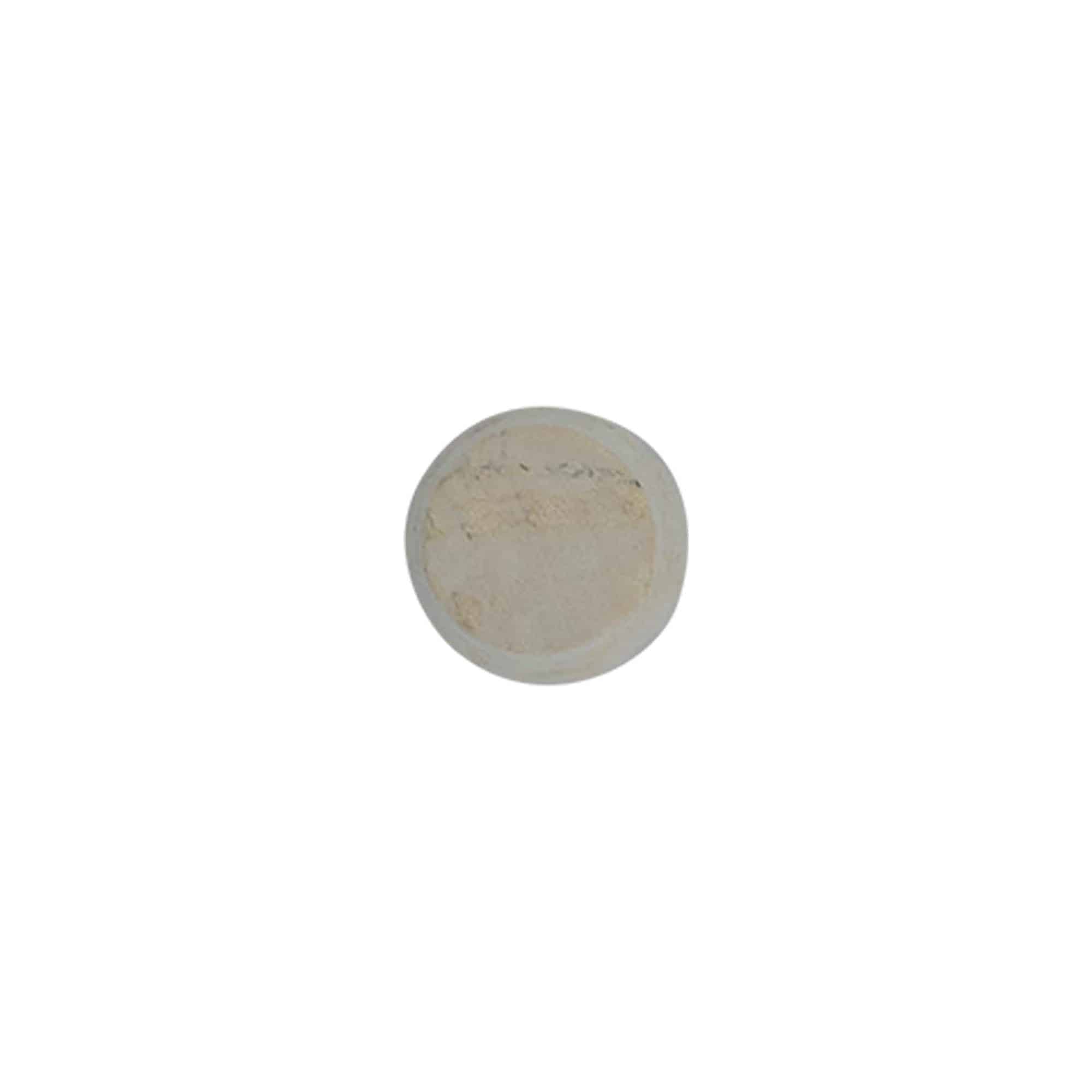 Tapered cork 17-21 x 33, press cork, beige, for opening: cork