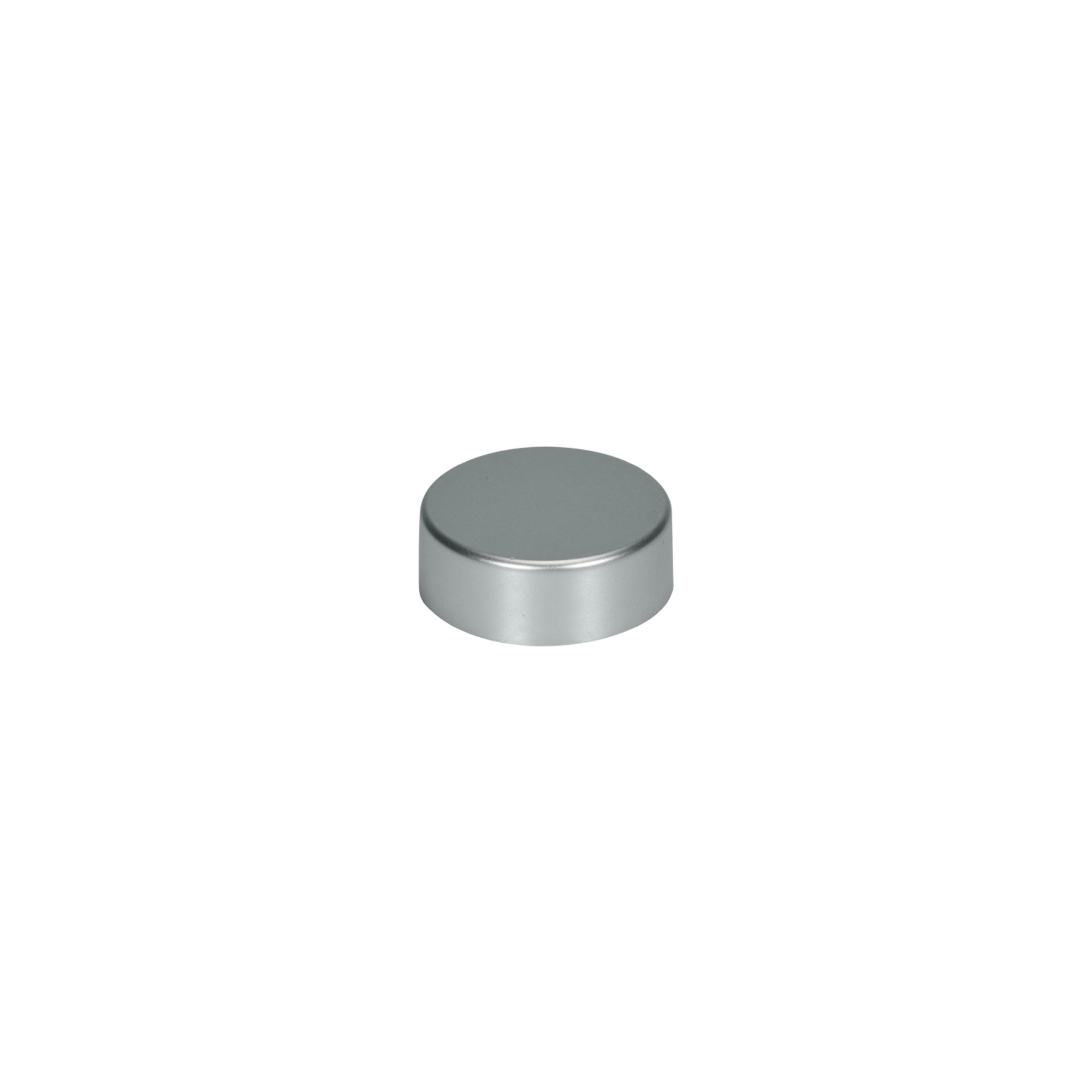 Screw cap, ABS plastic, matt silver, for opening: GPI 33/400 Screw cap, ABS plastic, matt silver, for opening: GPI 33/400