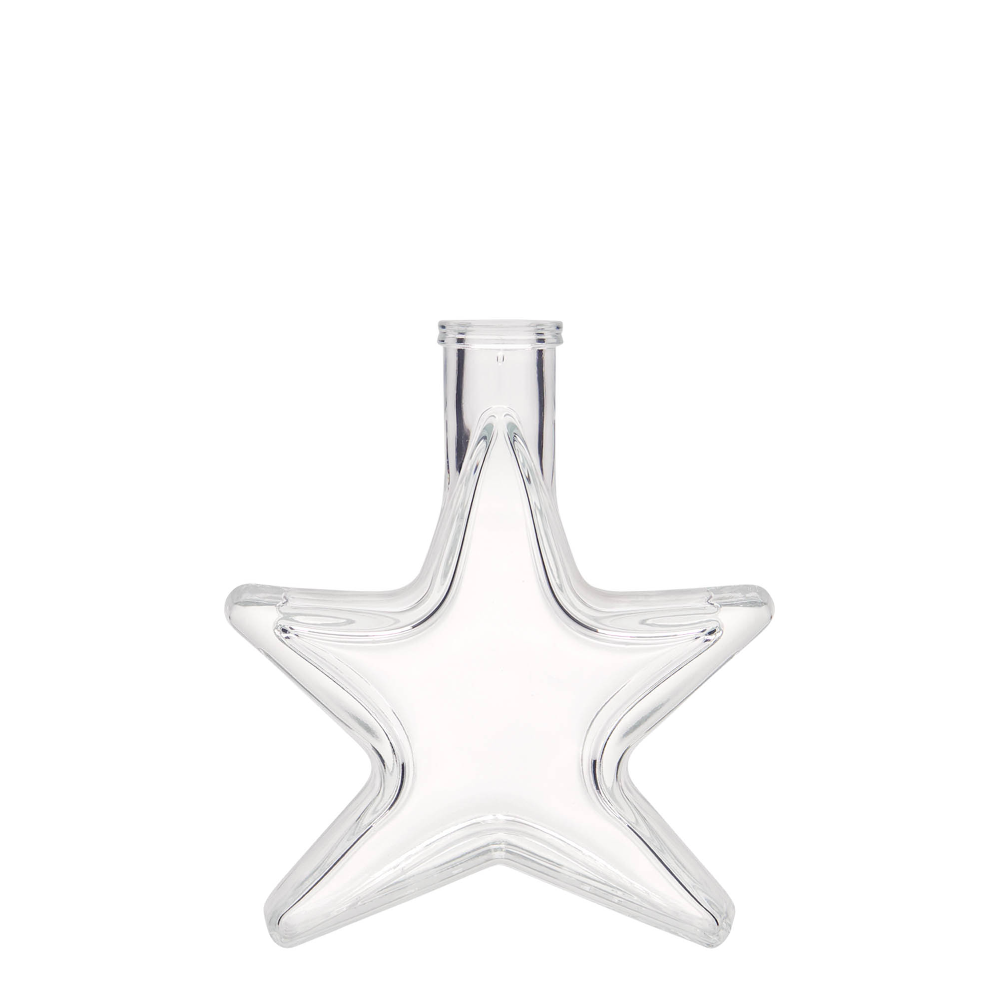 100 ml glass bottle 'Star', opening: cork