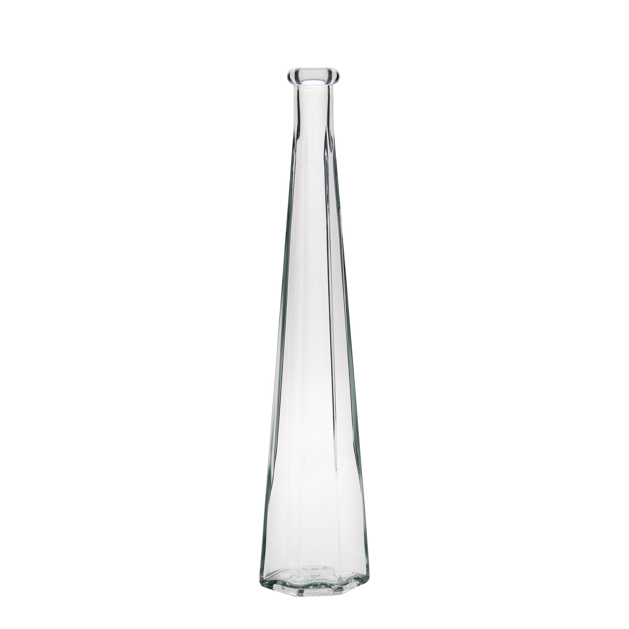 200 ml glass bottle 'Dama Sexta', hexagonal, opening: cork