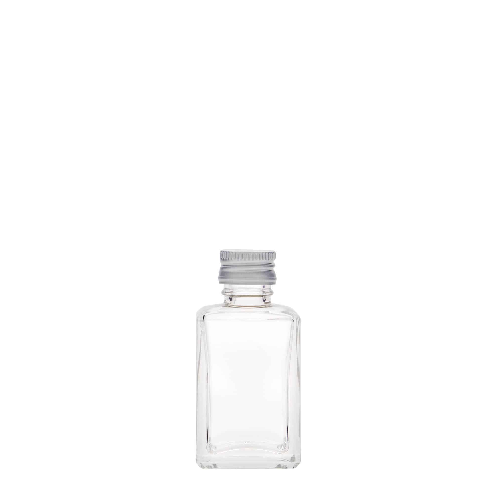 30 ml glass bottle 'Tamme', square, closure: PP 18