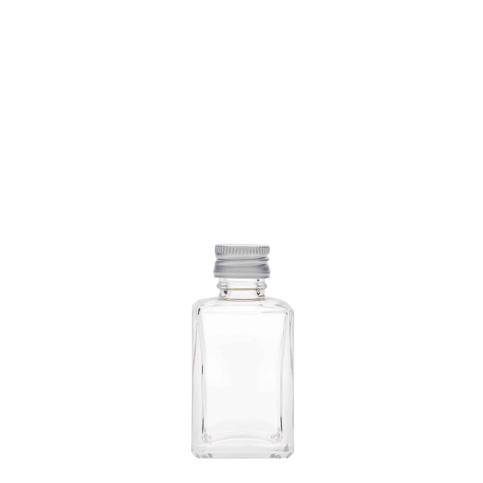 30 ml glass bottle ‘Tamme’, square, opening: PP 18