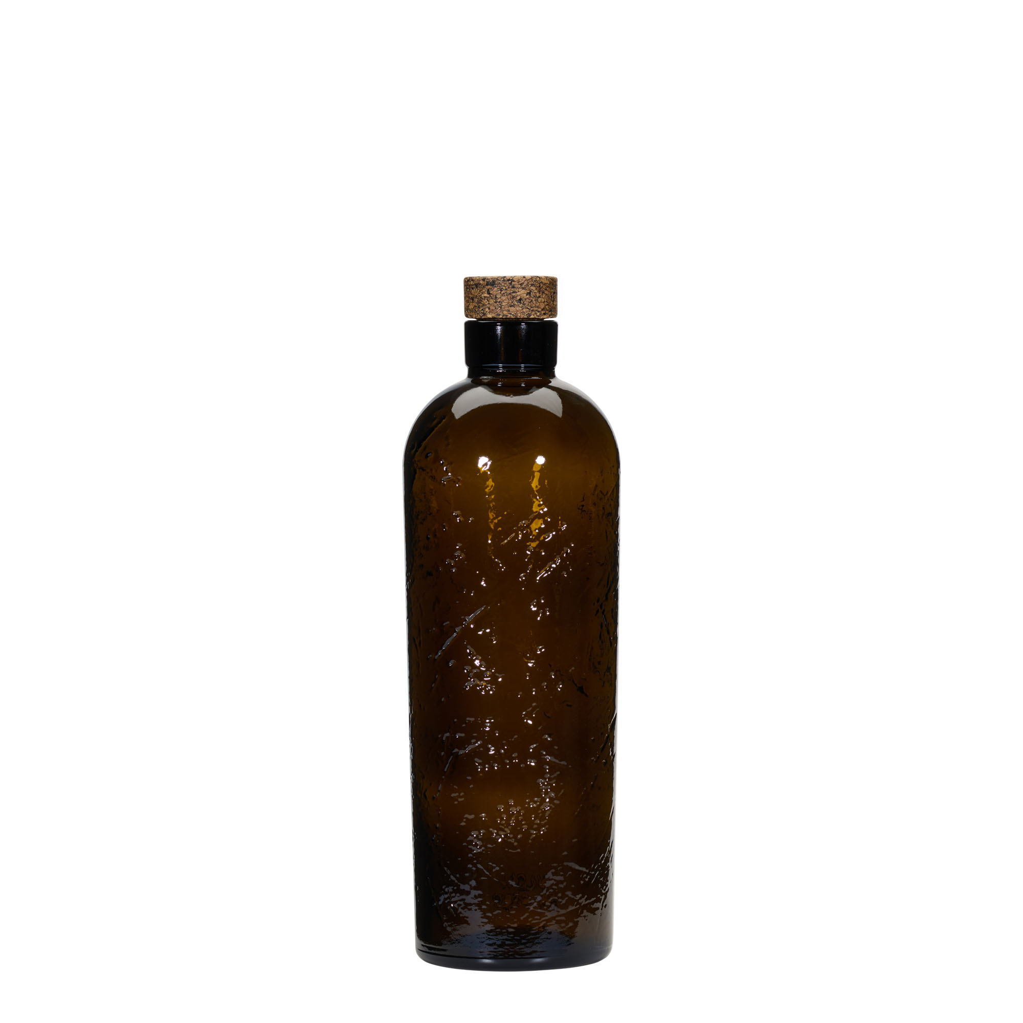 700 ml Wildly Crafted glass bottle 'Natural', brown, opening: cork