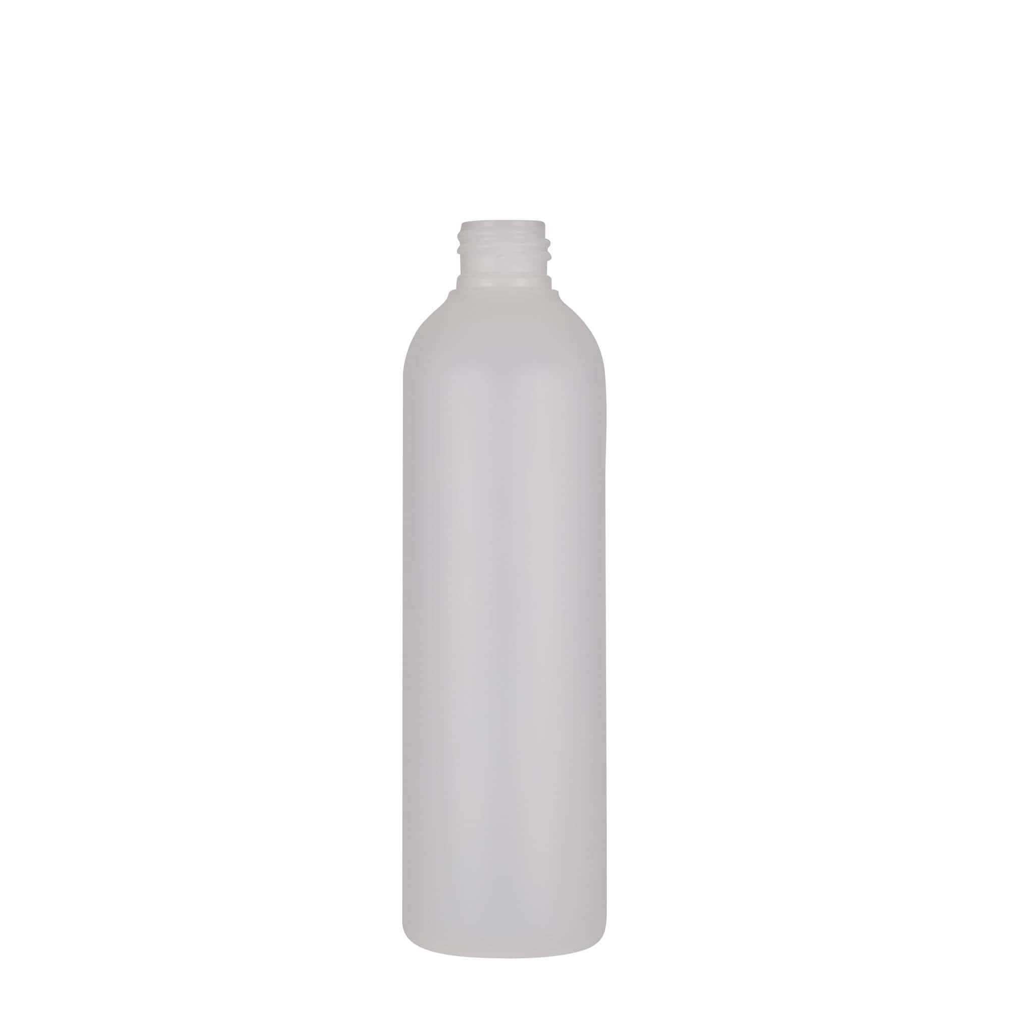 250 ml plastic bottle 'Tuffy', HDPE, natural, opening: 24/410