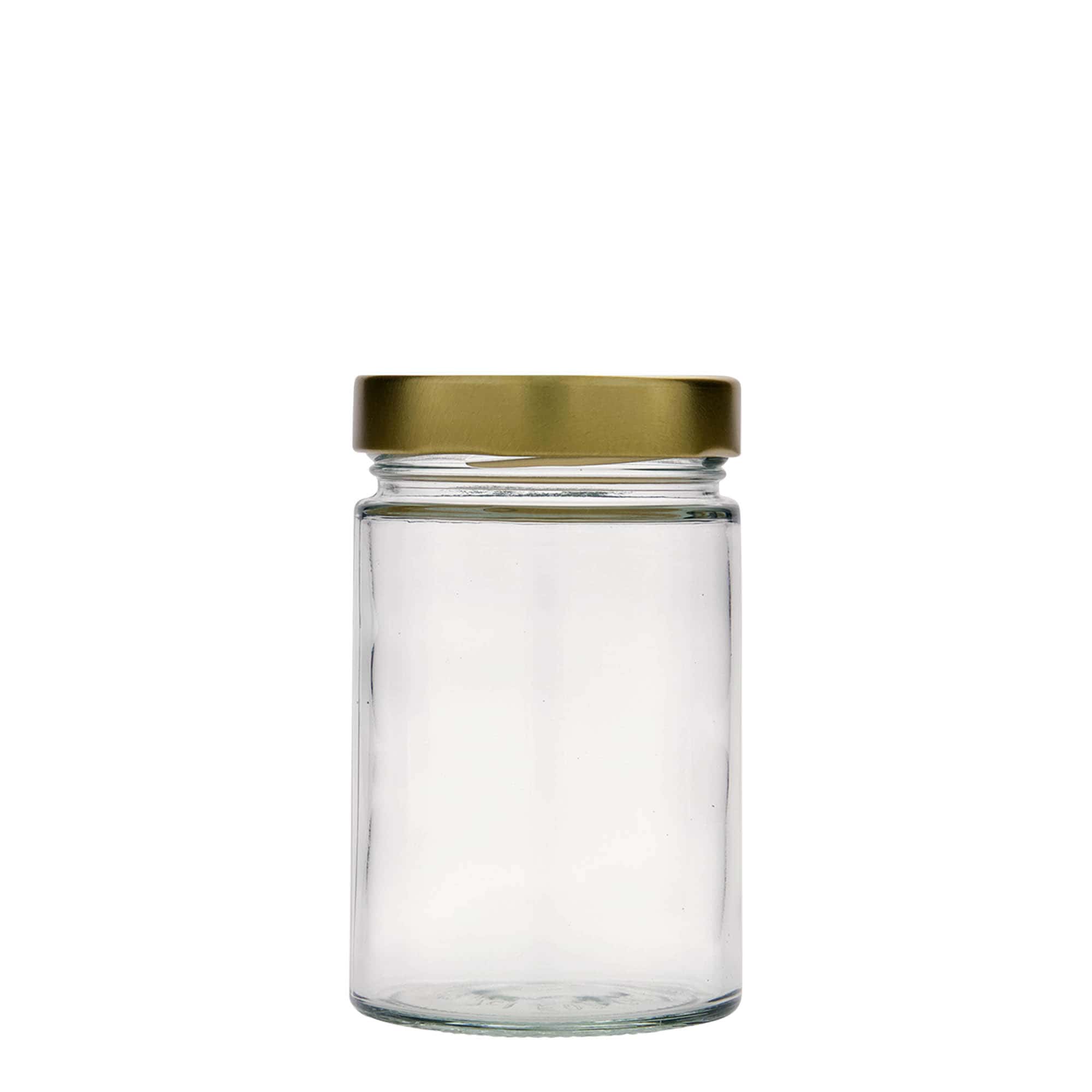 327 ml round glass 'Aurora', opening: Deep-Twist-Off (DTO 66)