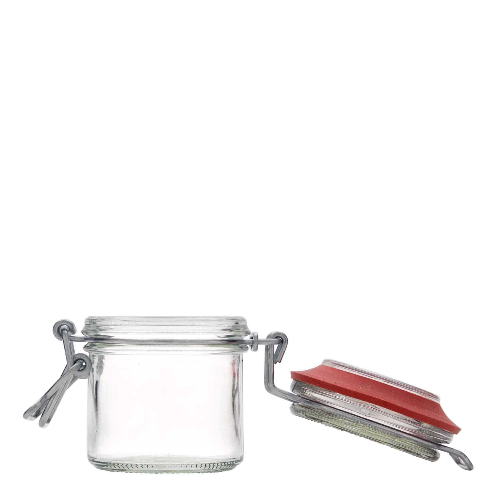 125 ml clip top jar, closure: clip top