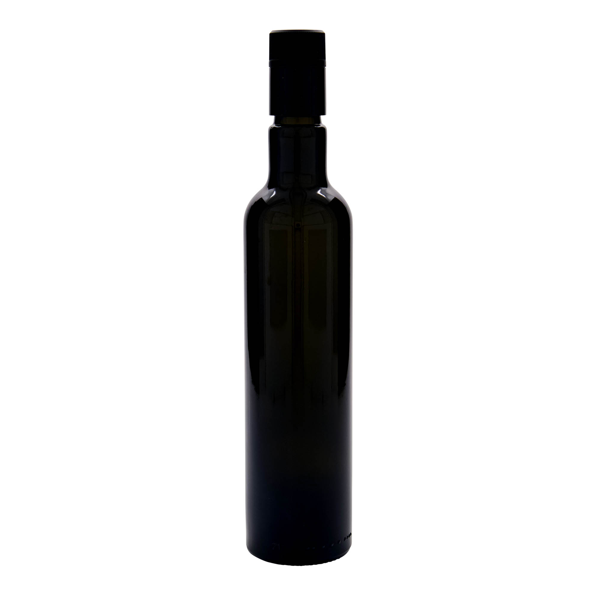500 ml vinegar/oil bottle 'Willy New', glass, antique green, spout: DOP 500 ml vinegar/oil bottle 'Willy New', glass, antique green, spout: DOP