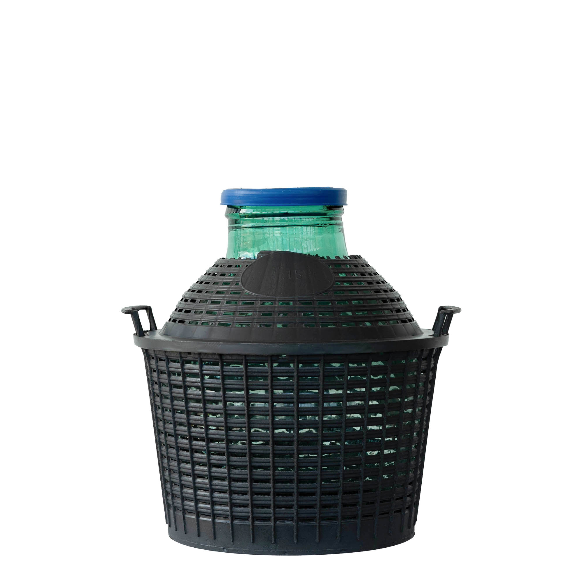 15 l wide-neck balloon bottle, glass, opening: slip lid